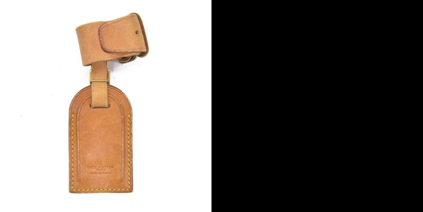 Louis Vuitton Vachetta Luggage Tag and Handle Strap Set LARGE 8