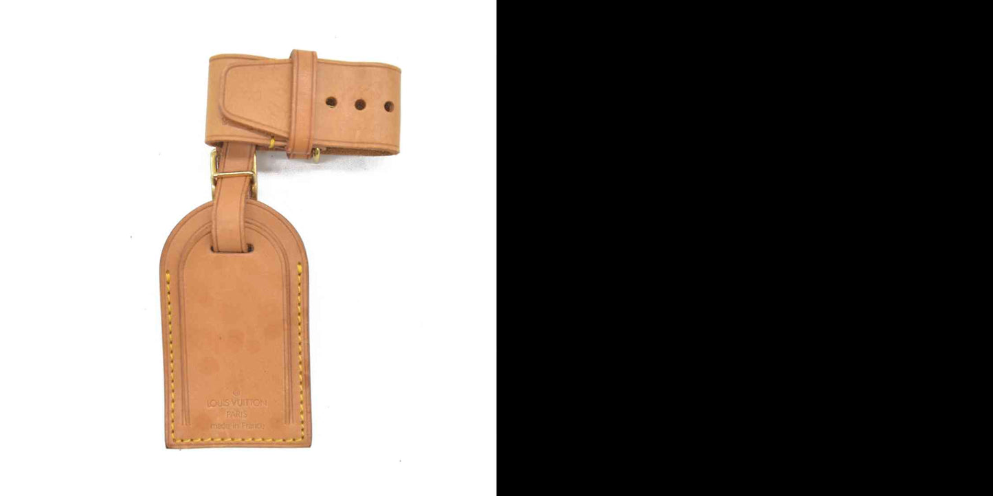 Louis Vuitton Vachetta Luggage Tag and Handle Strap Set LARGE 5