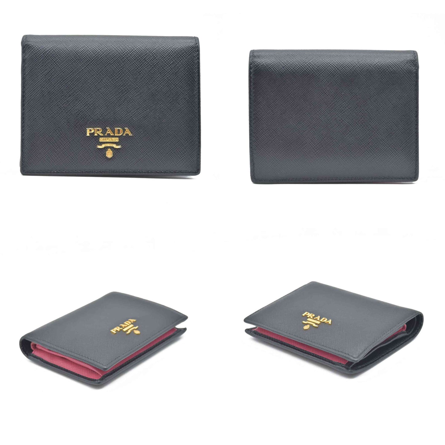 $795 Prada Small Saffiano Leather Wallet