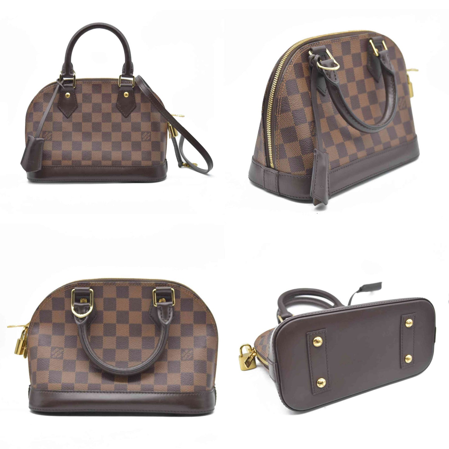 $1940 Louis Vuitton  Damier Ebene Alma BB
