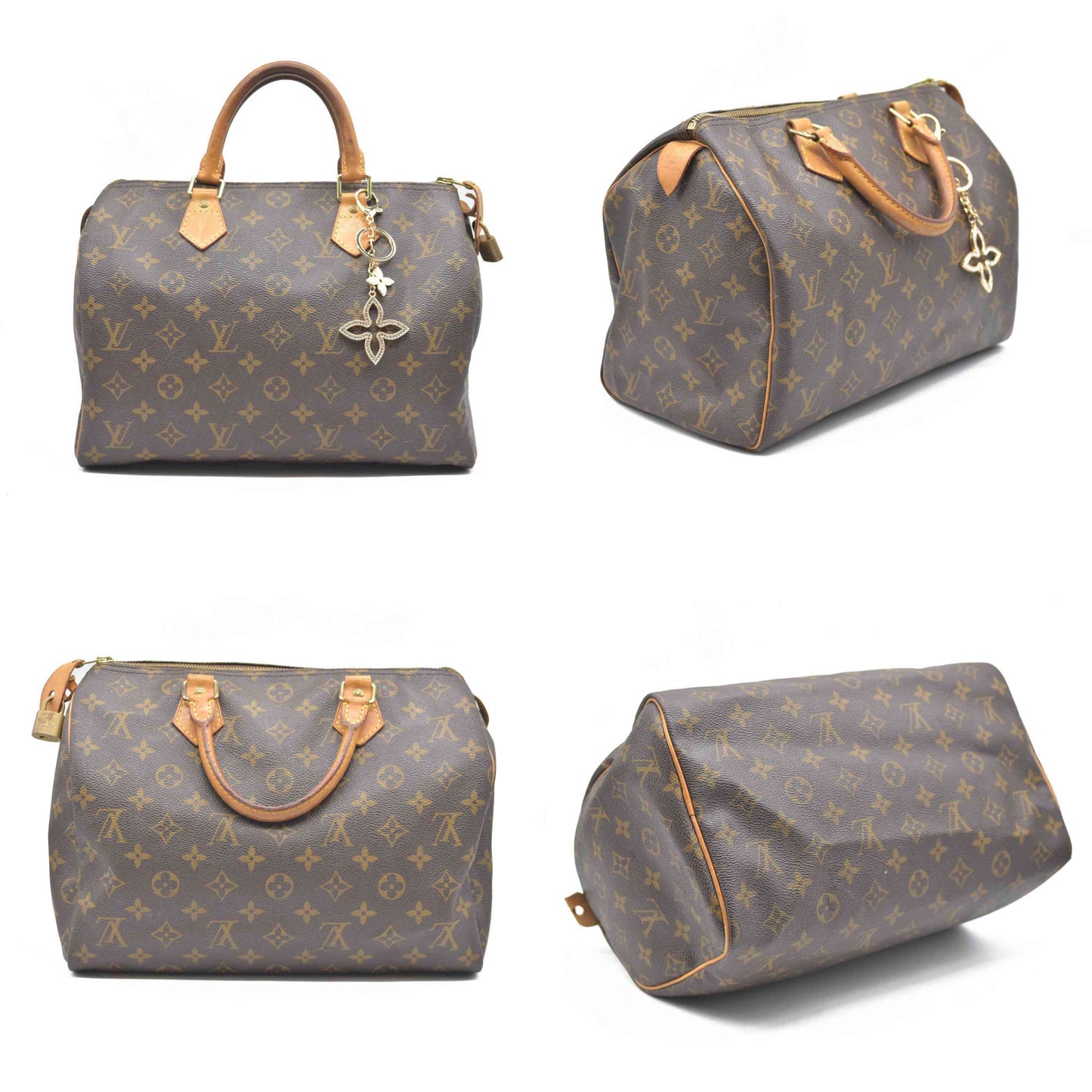 AUCTION $1550 Louis Vuitton Monogram Speedy 30 SD2160