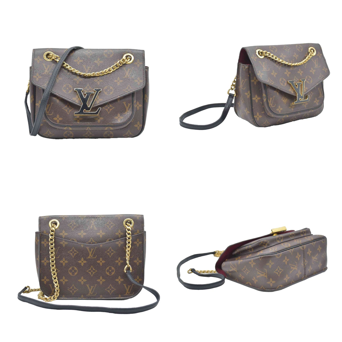 $2570 Louis Vuitton Monogram Passy