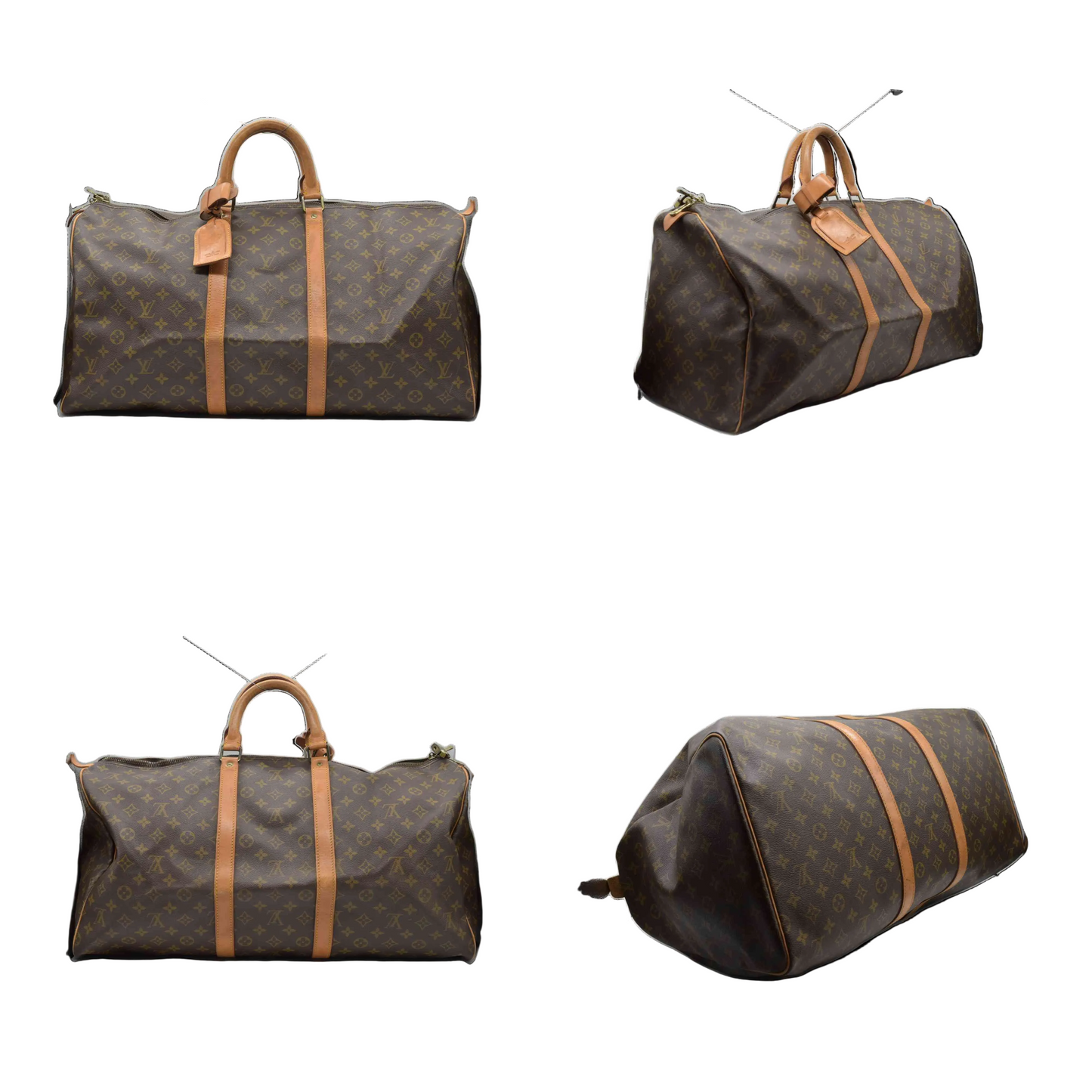 $2170 1985 Louis Vuitton Monogram Keepall 55 SD853