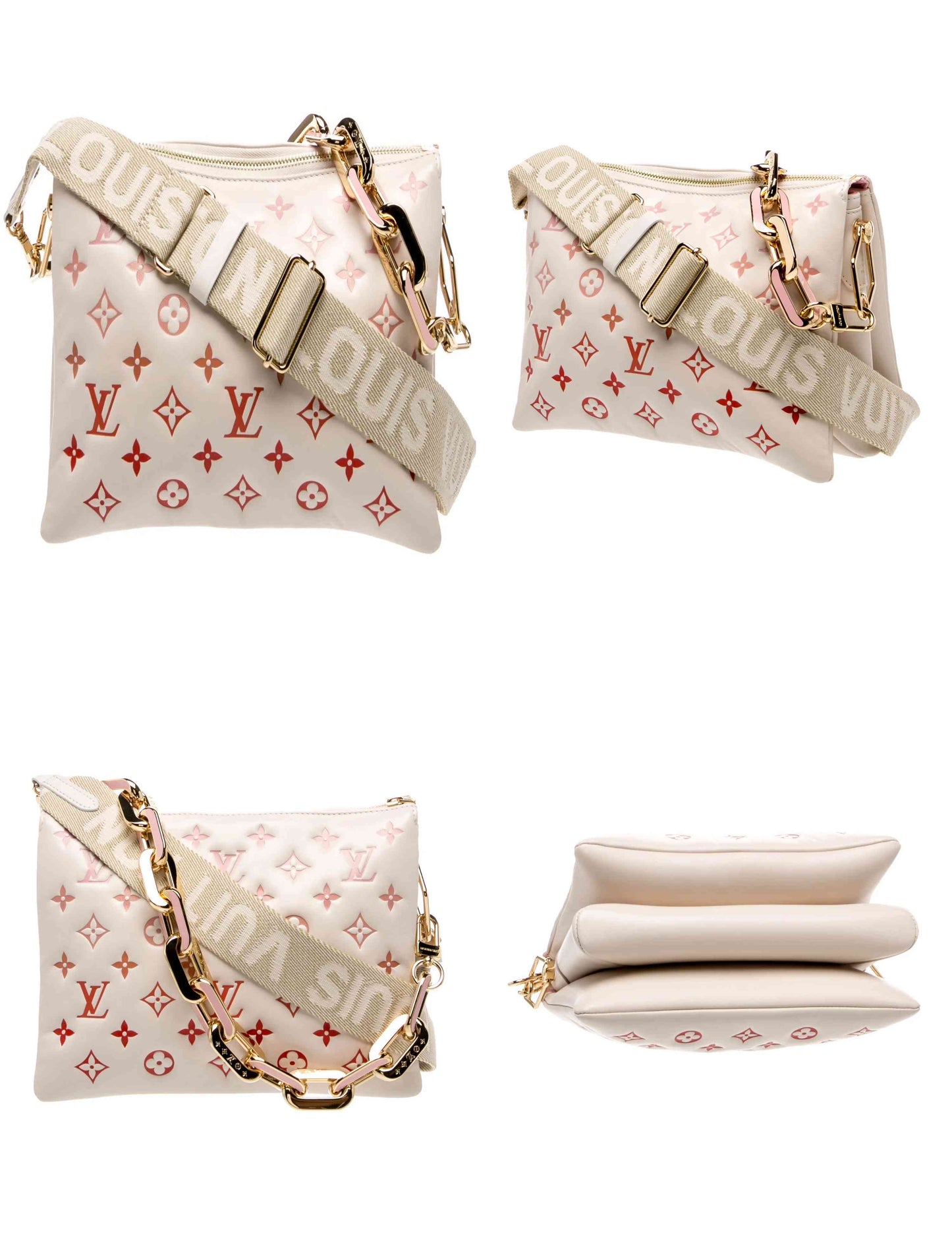 $5100 2021 Louis Vuitton Monogram Sunrise Aquarelle Coussin PM