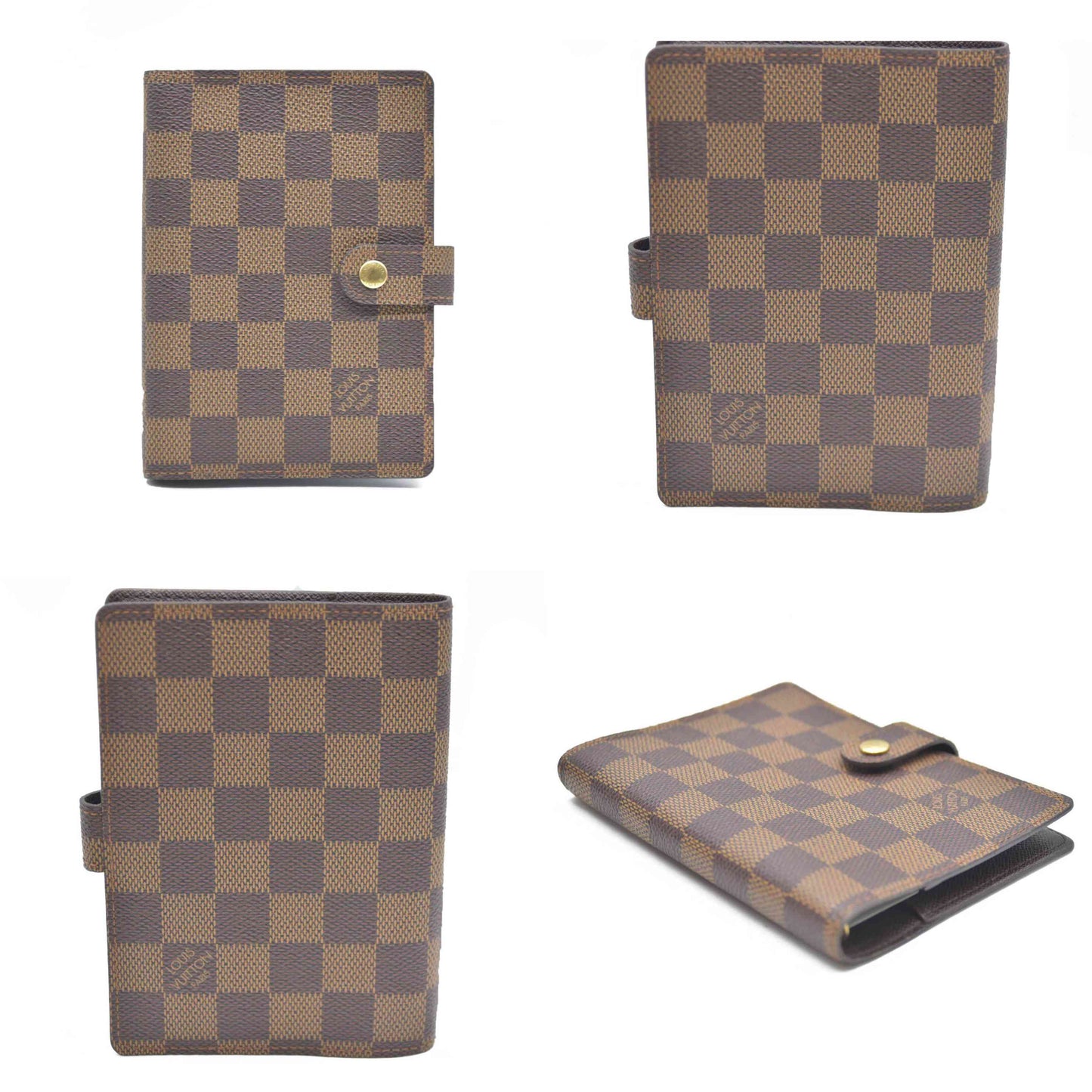 Louis Vuitton Damier Agenda PM Notebook Cover Brown CA1002