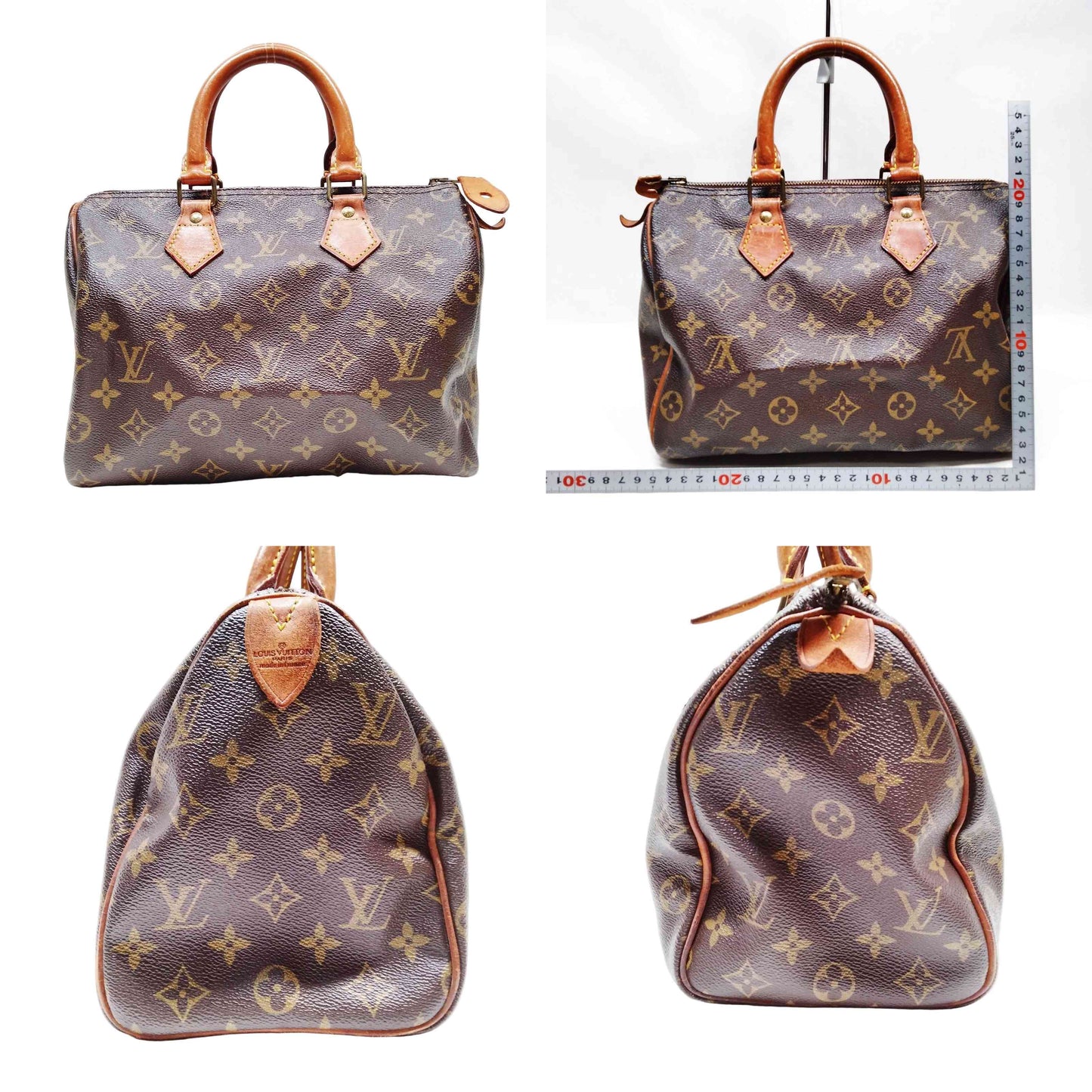 $1490 1987 Louis Vuitton Monogram Speedy 25 MI872