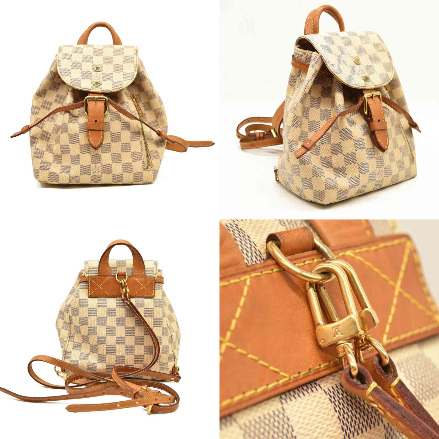 Louis Vuitton  Damier Azur Sperone BB Backpack