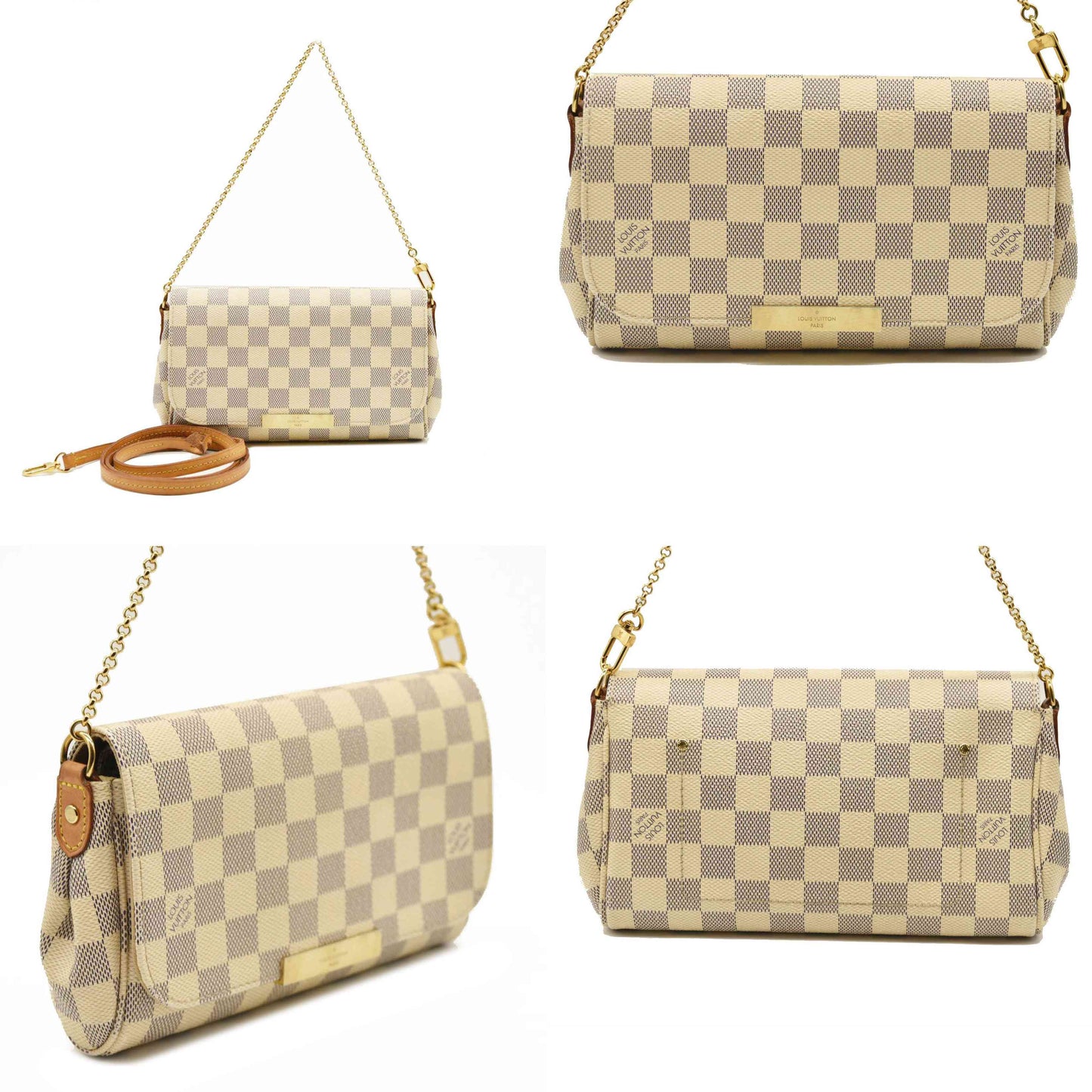 LOUIS VUITTON Damier Azur Favorite PM SD5115
