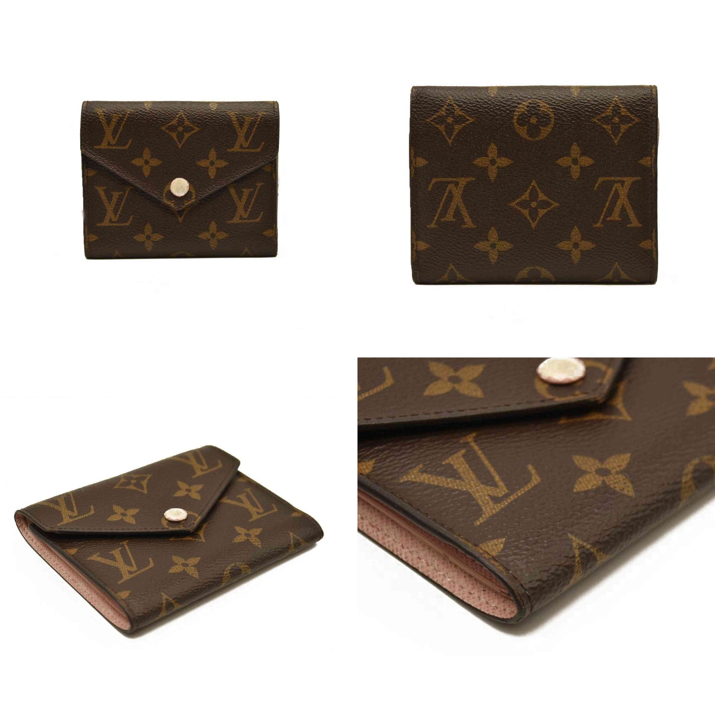 Louis Vuitton  Monogram Victorine Wallet Rose Ballerine