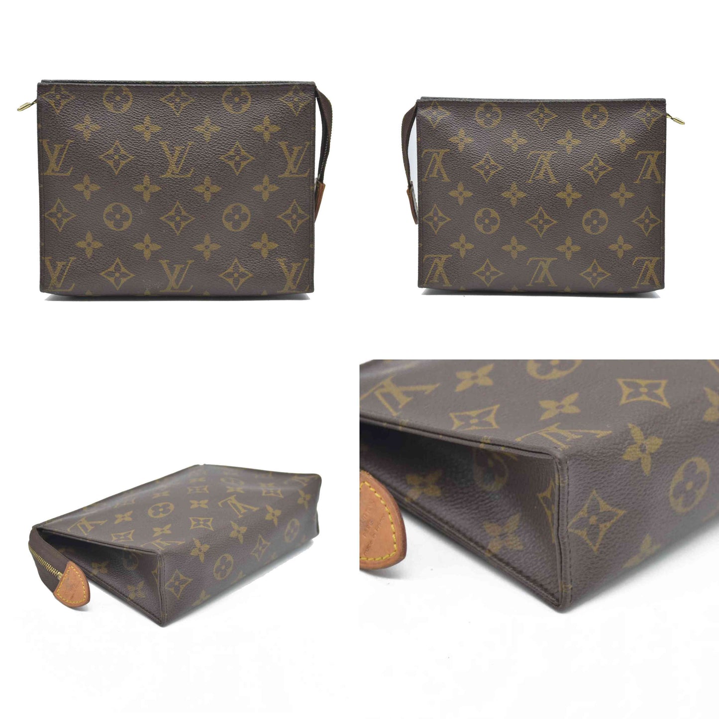 Louis Vuitton  Monogram Toiletry Pouch 19 DU1007