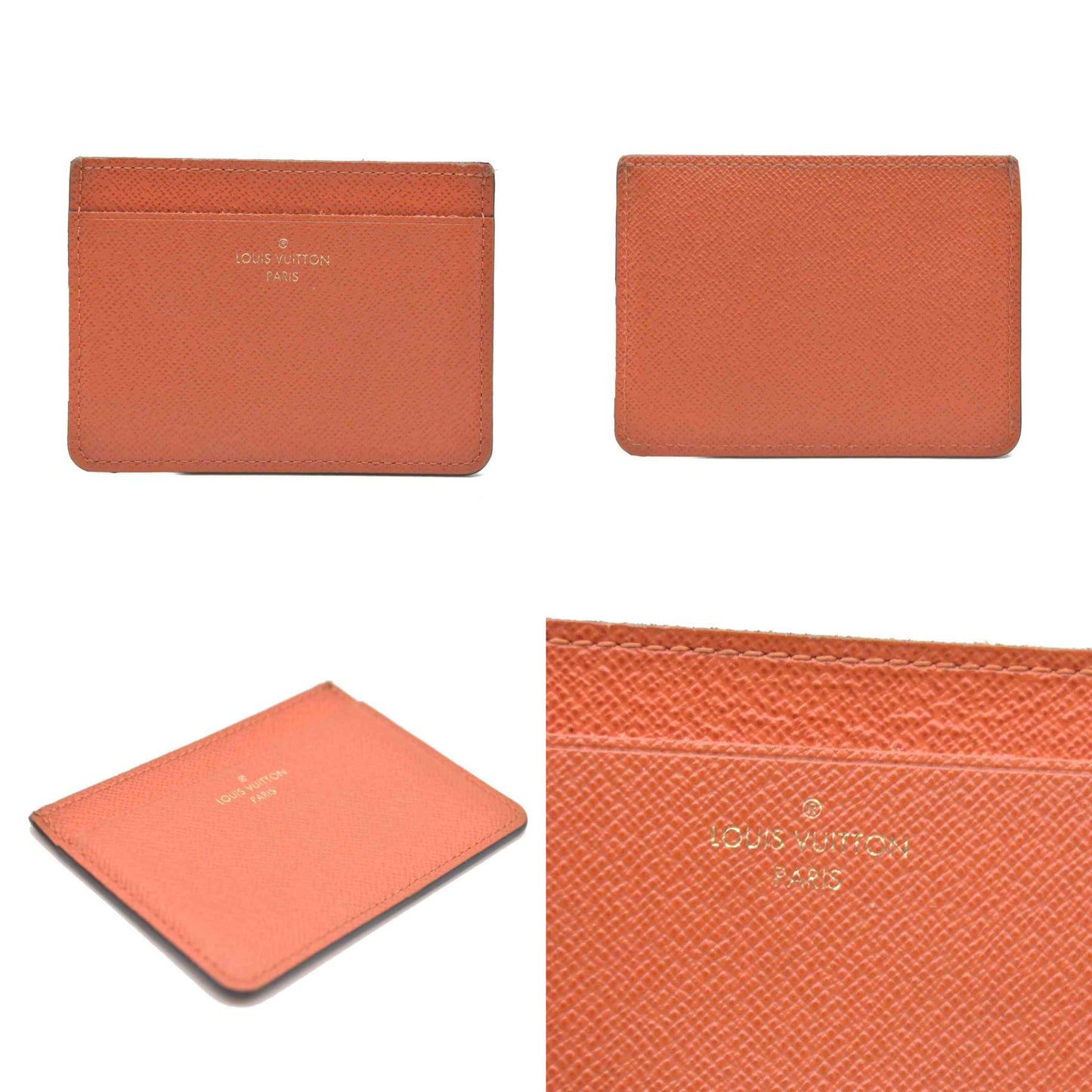 Louis Vuitton  Calfskin Jeanne Wallet Insert Piment