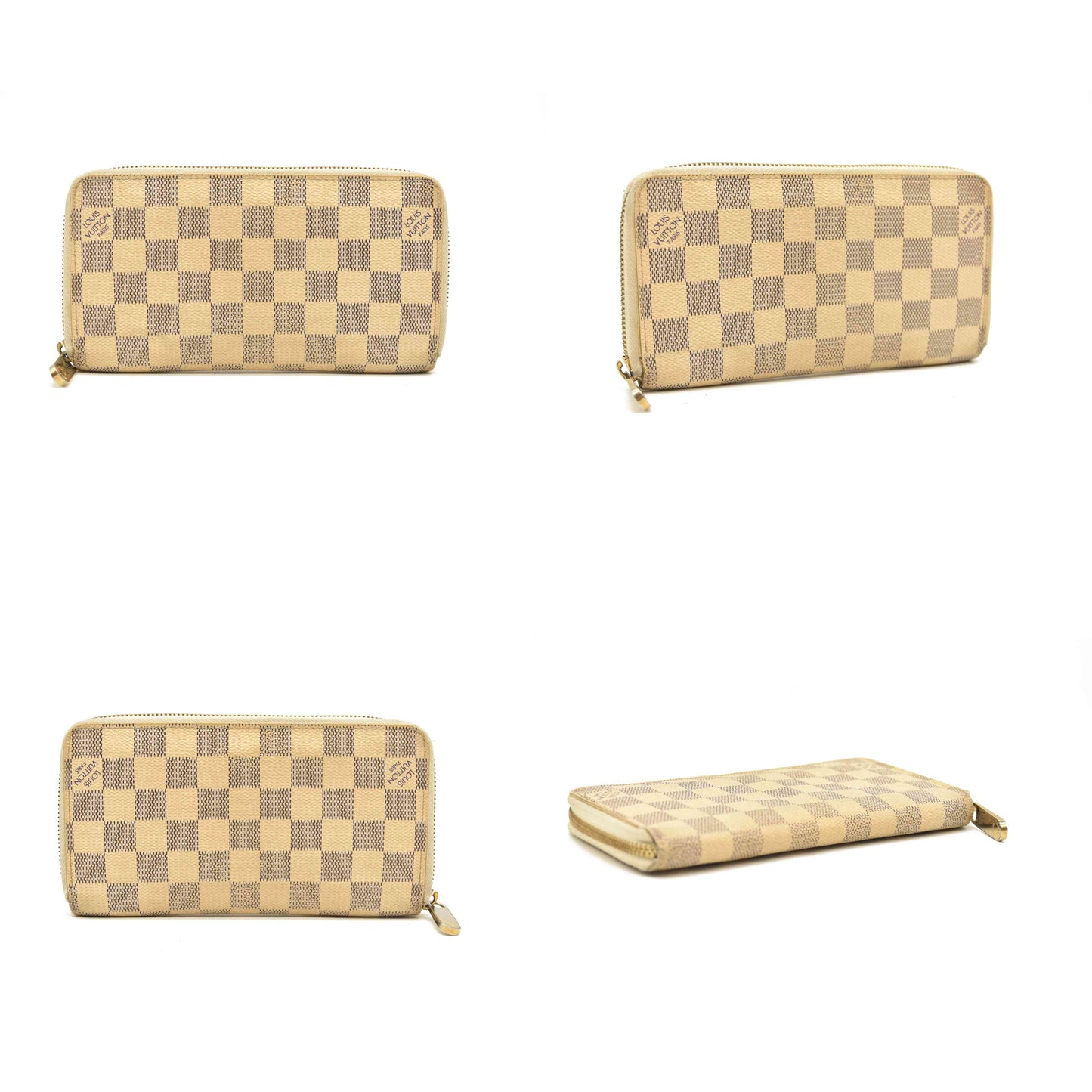 Louis Vuitton  Damier Azur Zippy Wallet CA1038 2008