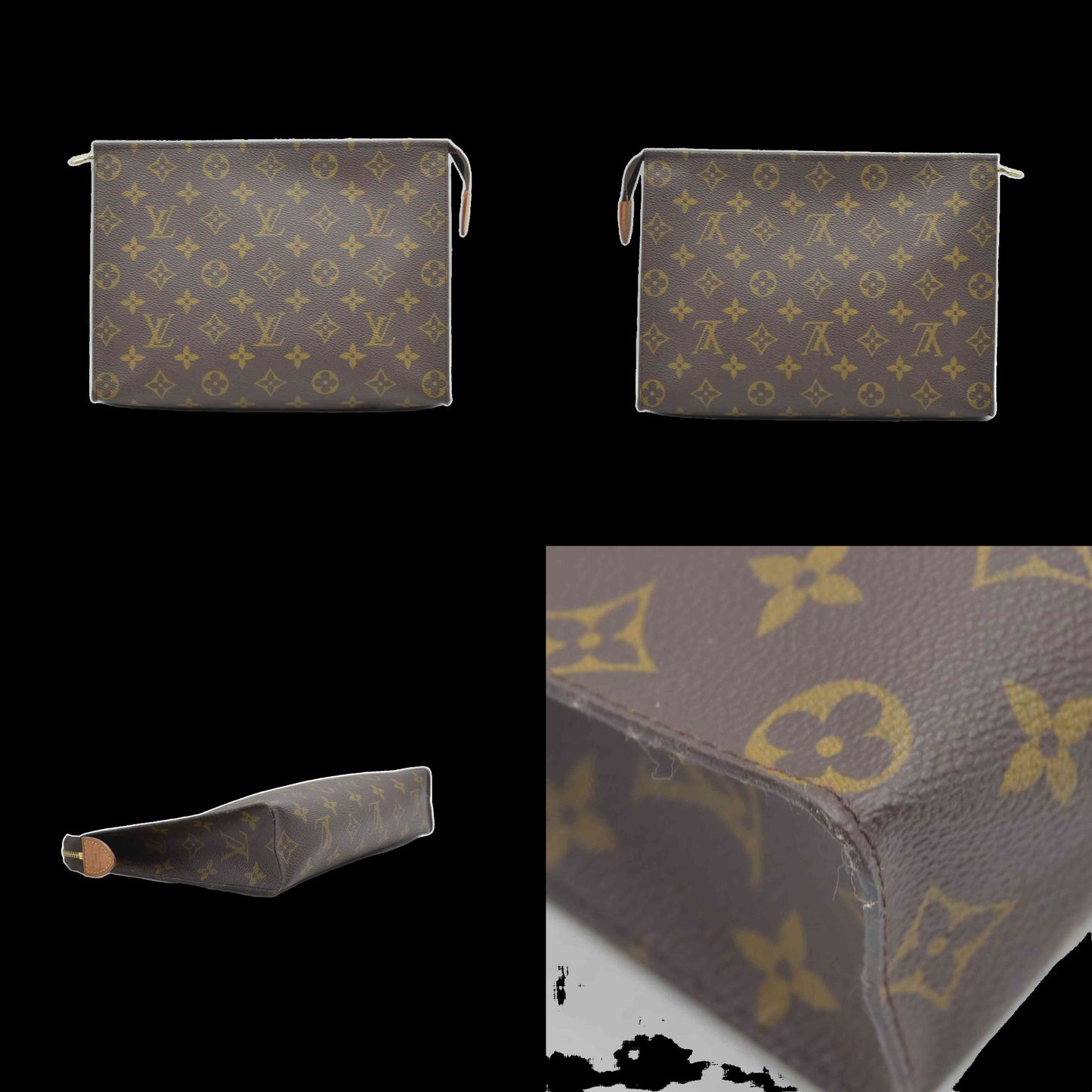 Louis Vuitton Monogram Poche Toiletry 26 Clutch Bag