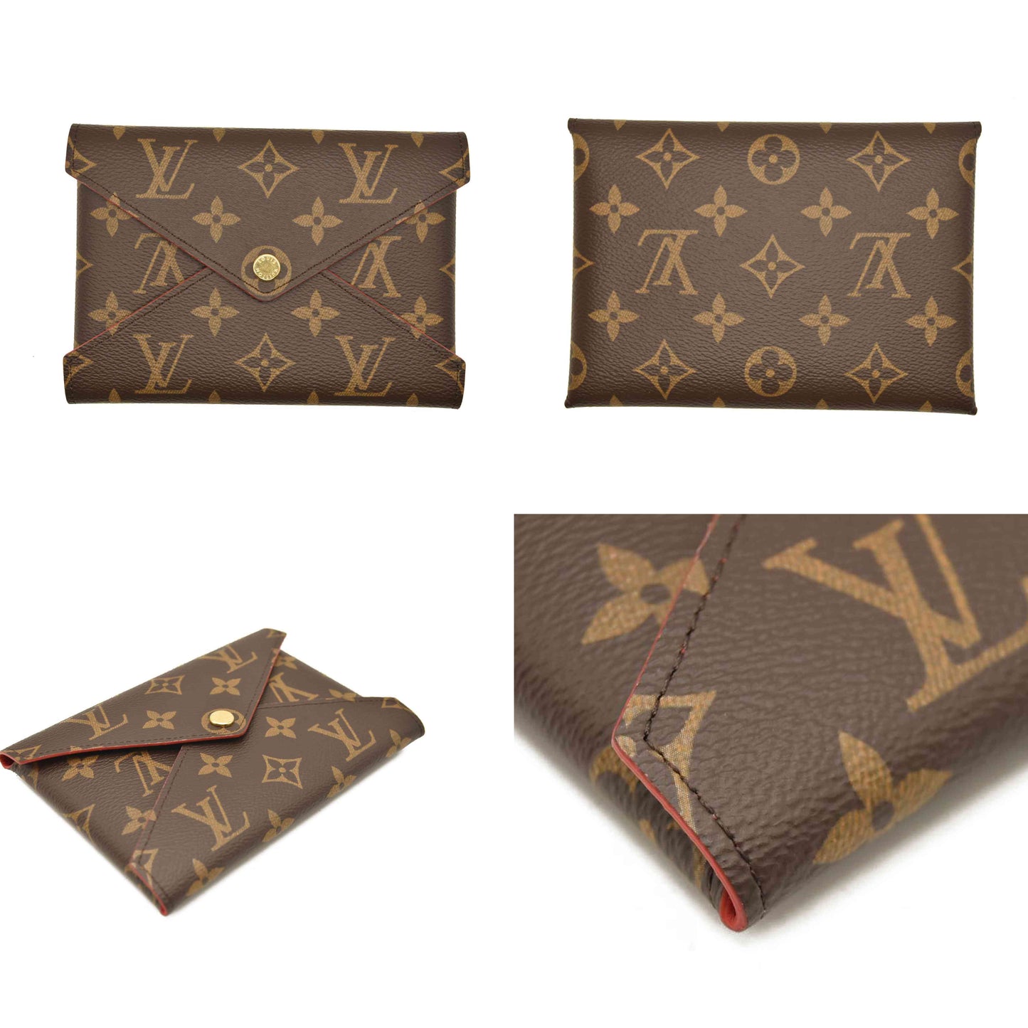 Louis Vuitton  Monogram Medium Kirigami Pochette Insert Red