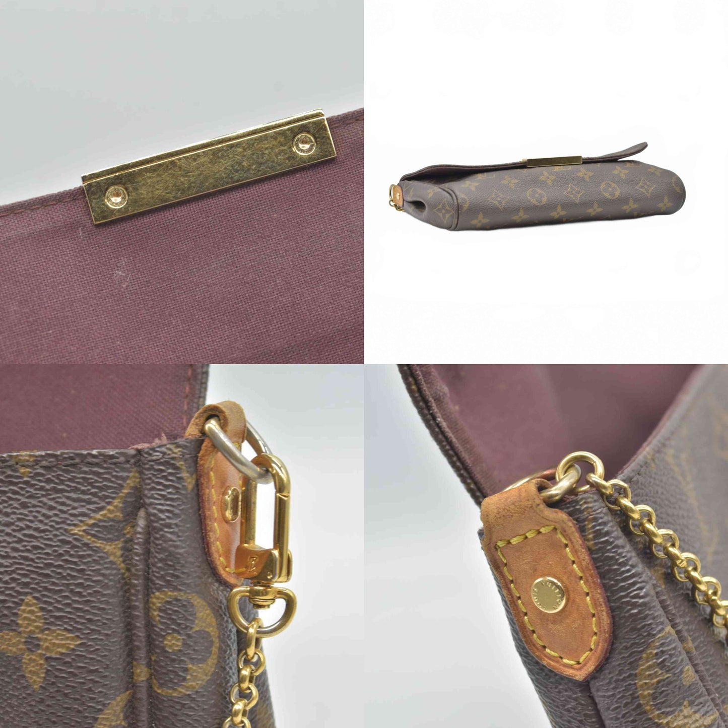 $1650 2013 Louis Vuitton Favorite MM Monogram DU3183