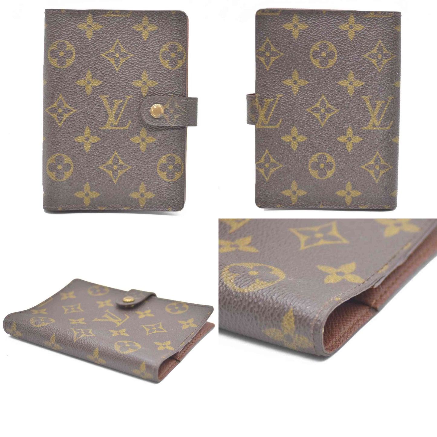 LOUIS VUITTON Monogram Agenda PM Day Planner Notebook Cover CA0030 AUCTION $495