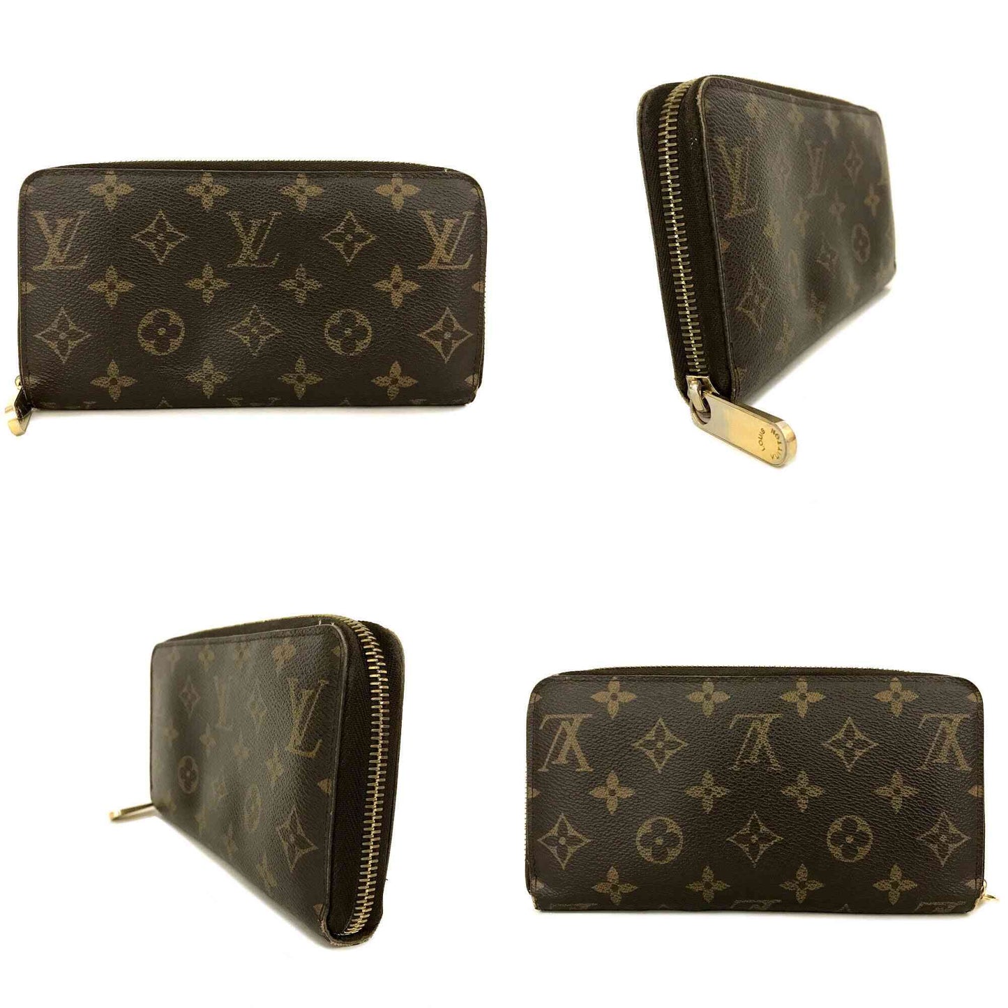 Louis Vuitton  Monogram Zippy Wallet CA4171