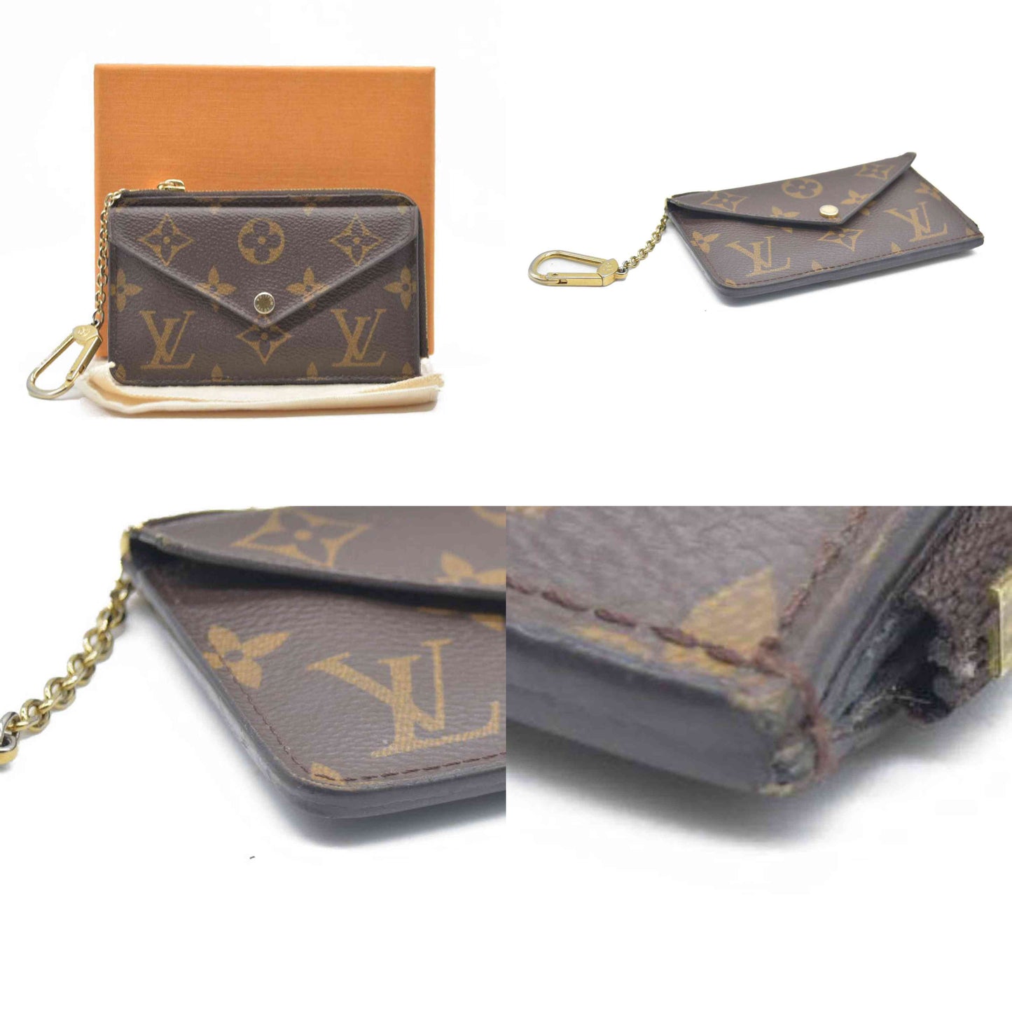 Louis Vuitton  Monogram Recto Verso Card Holder Black RFID