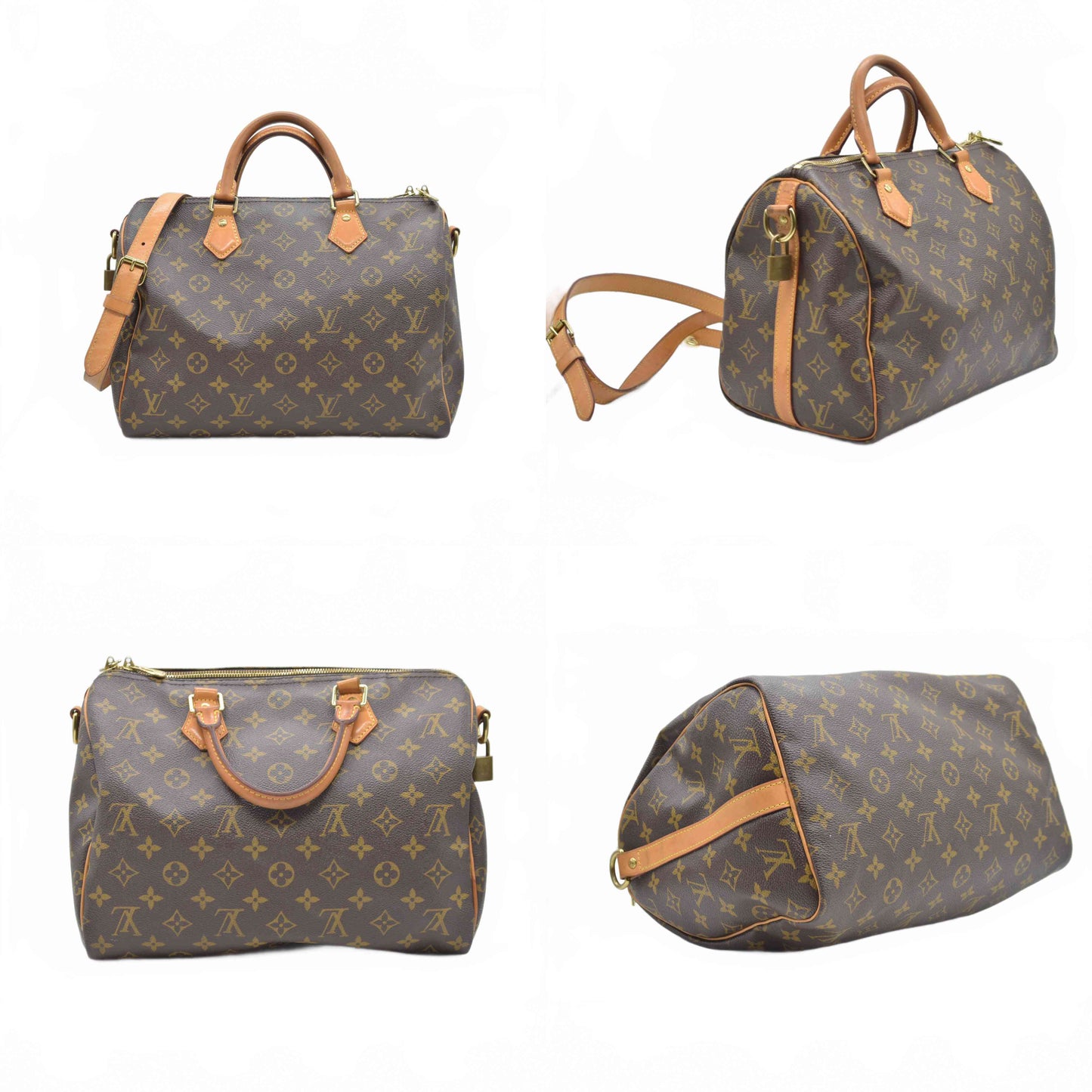 $1980 Louis Vuitton Monogram Speedy Bandouliere 30 SD2155