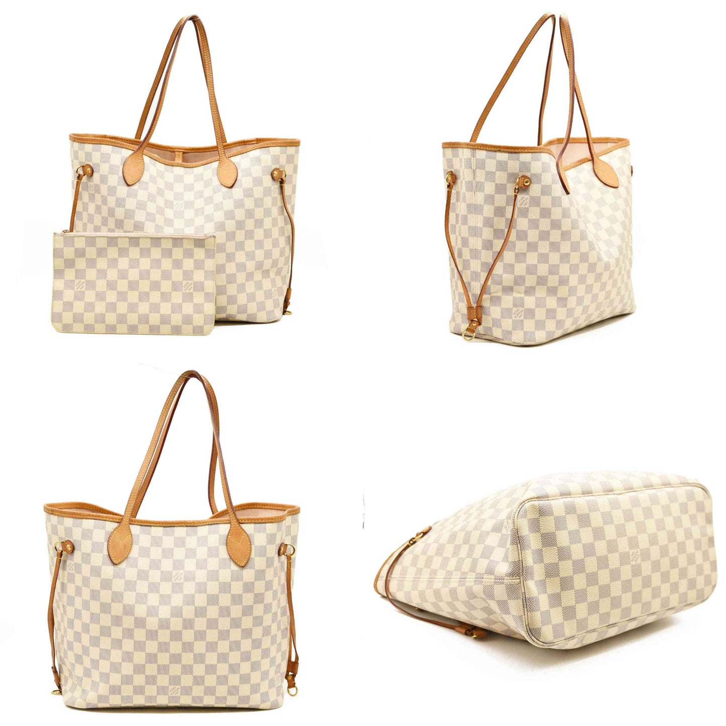 LOUIS VUITTON Damier Azur Neverfull MM
