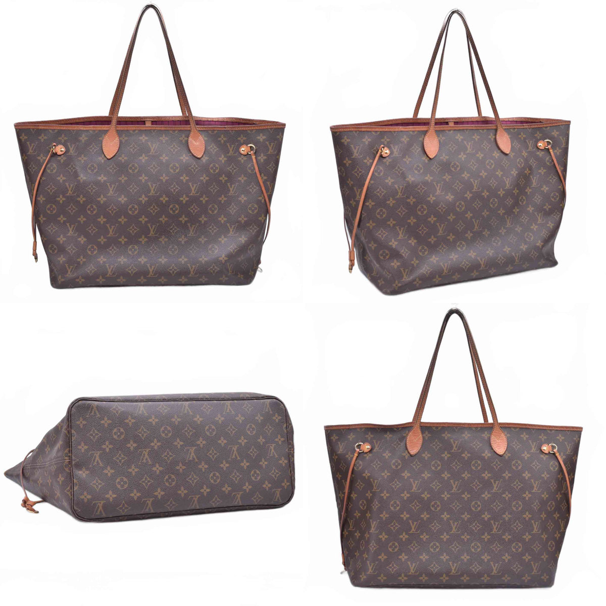 $2310 USA Louis Vuitton Monogram Neo Neverfull GM Pivoine SD0168