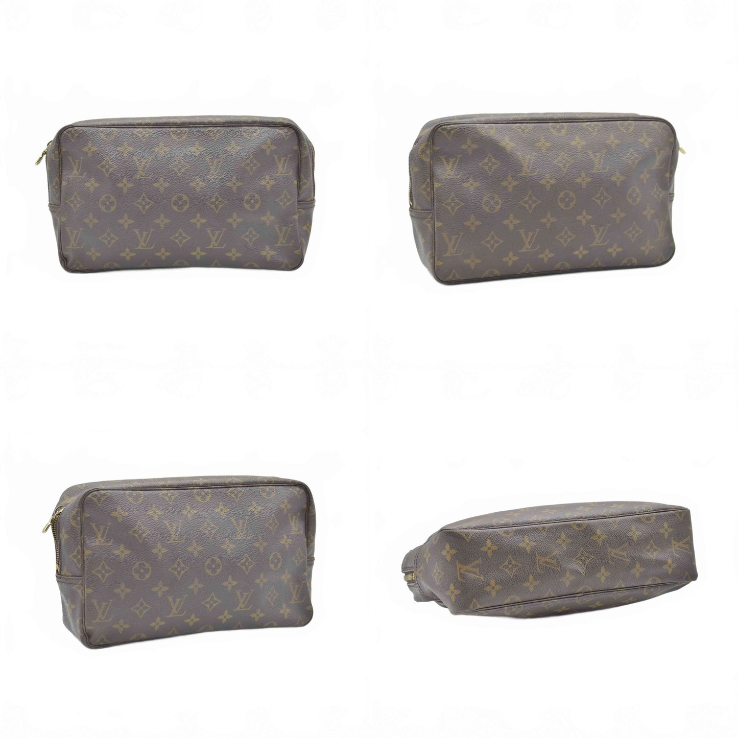 $600 1987 Louis Vuitton Monogram Trousse Toilette 28 874NO