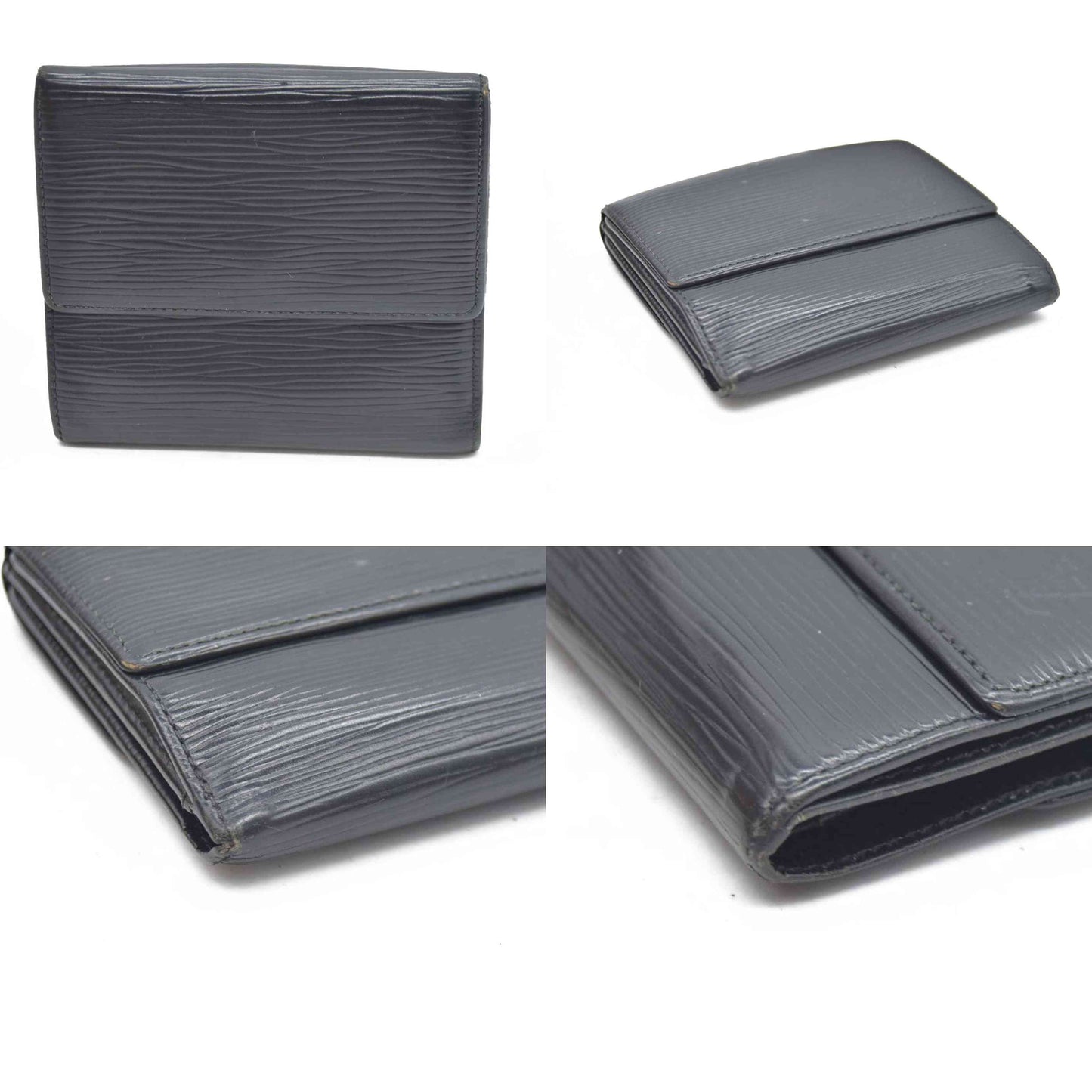 Louis Vuitton Epi Porte Feiulle Elise Credit Leather Trifold Wallet MI0942