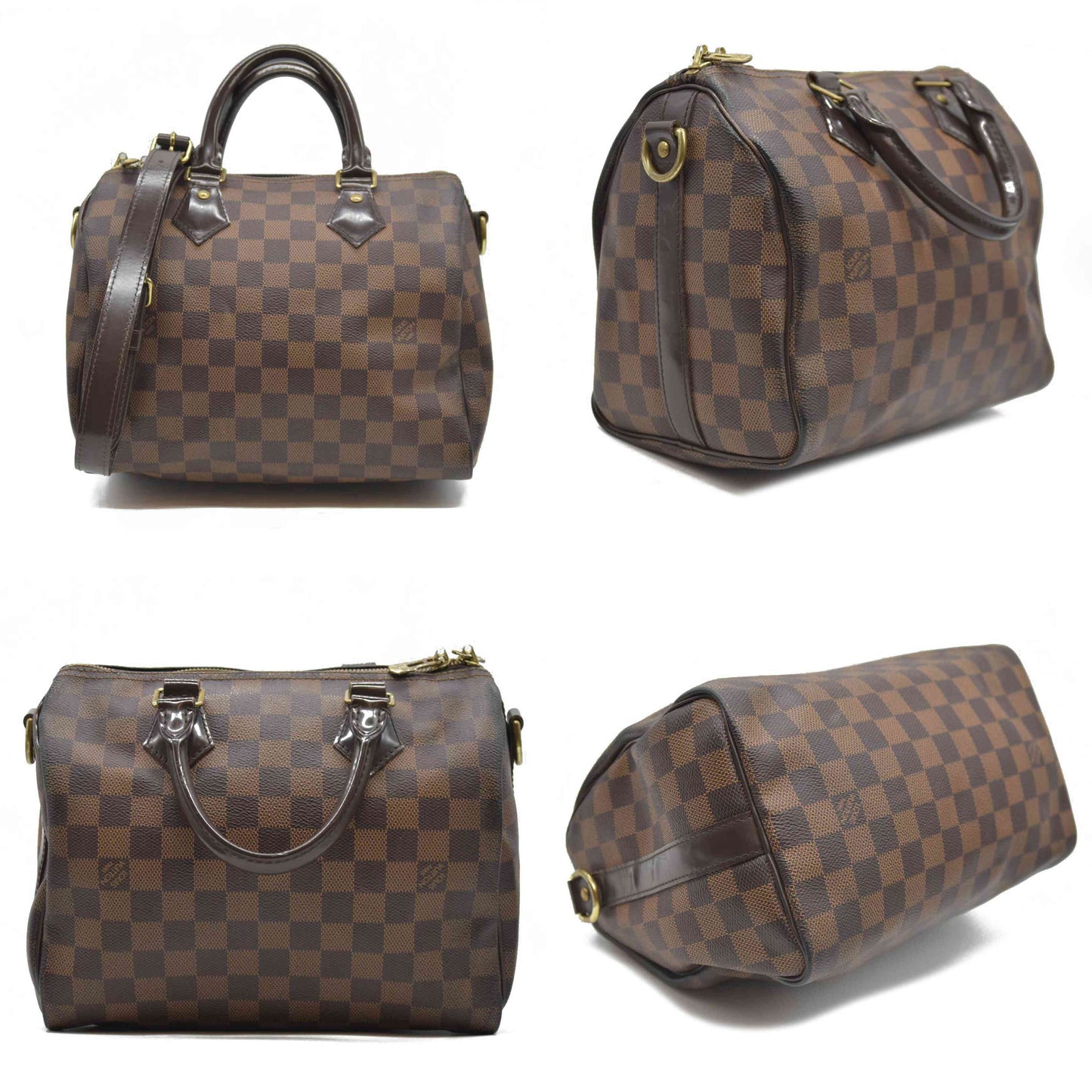 Louis Vuitton  Damier Ebene Speedy Bandouliere 25