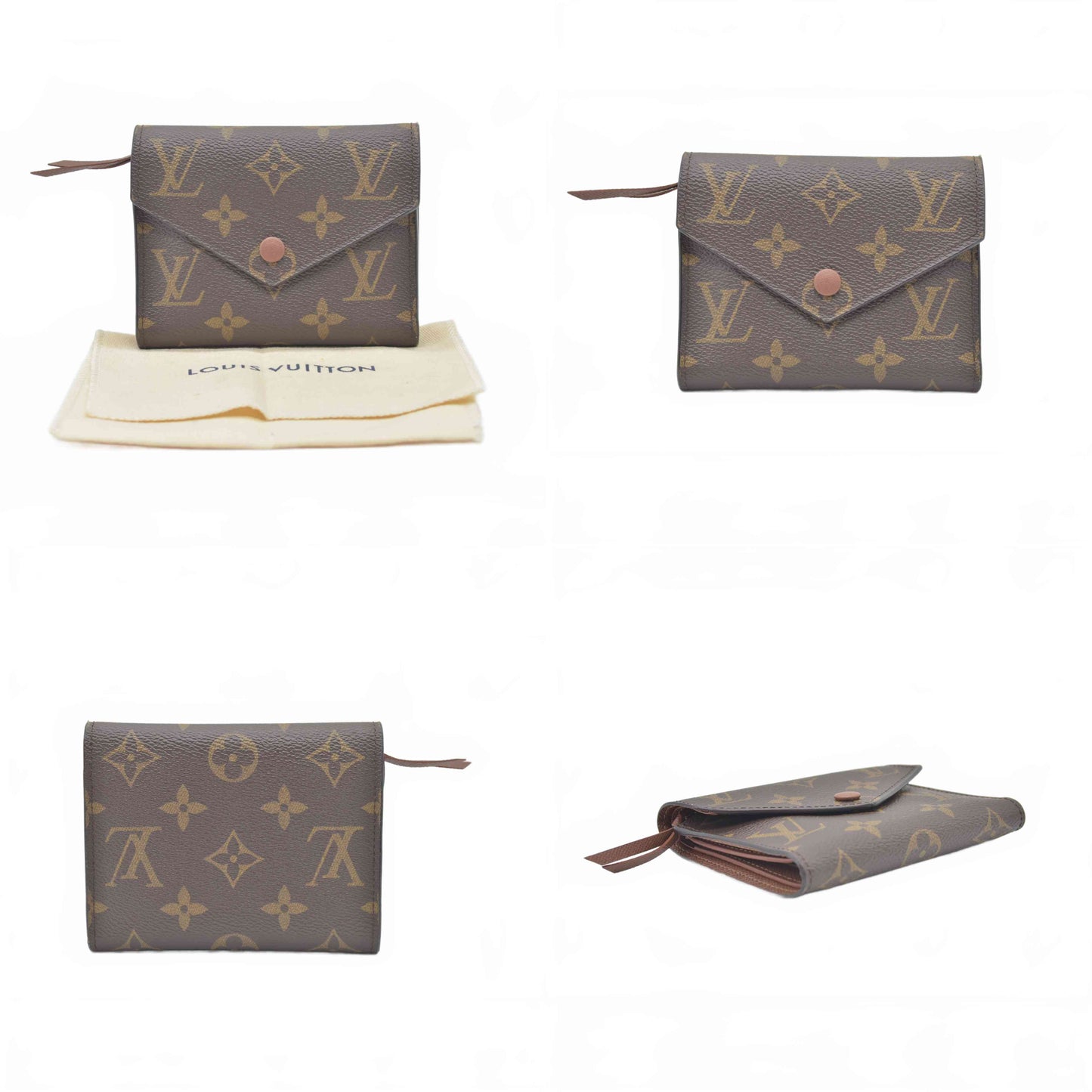 $605 Louis Vuitton Monogram Victorine Wallet SP4167 2017