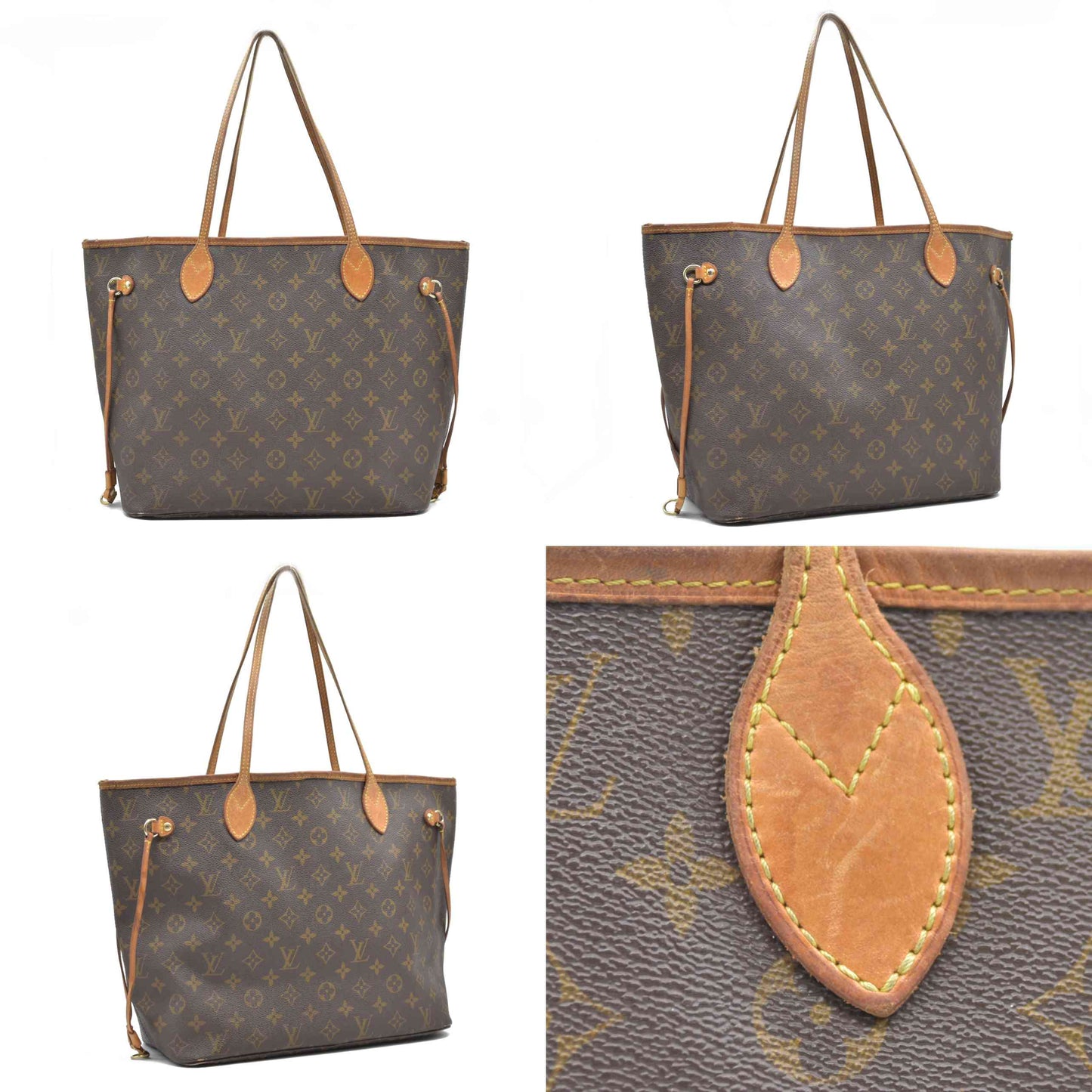 Louis Vuitton  Monogram Neverfull MM 2009 $2170 SD3069