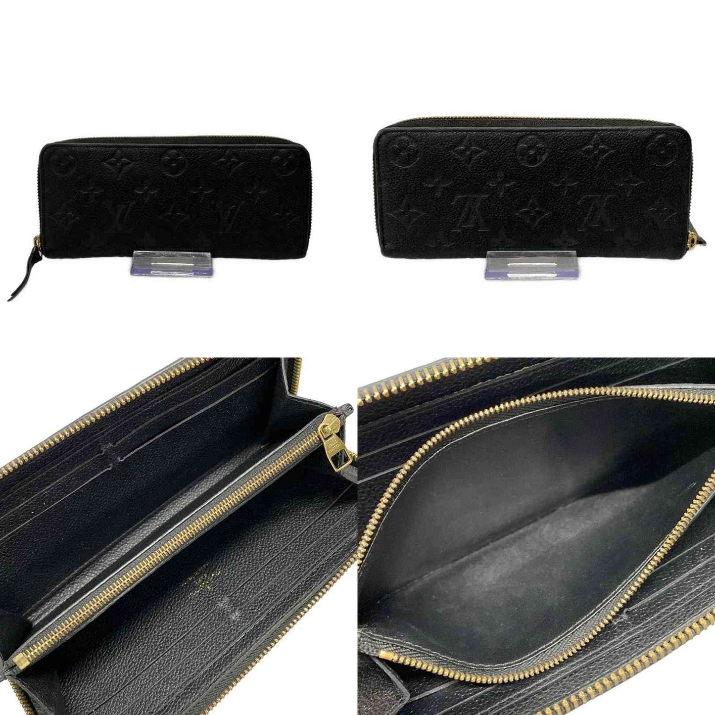 Louis Vuitton  Empreinte Clemence Wallet Black SP0116