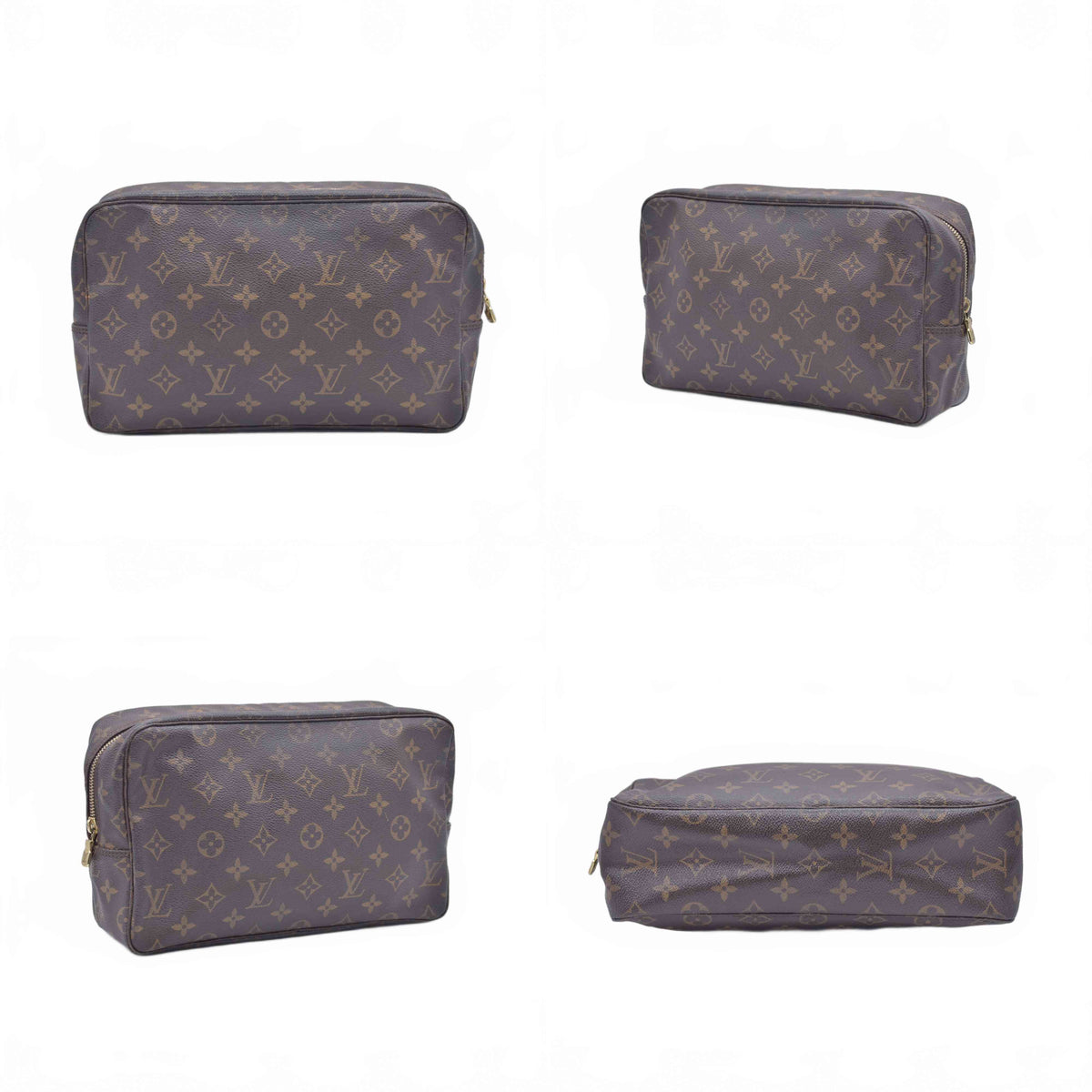$600 1987 Louis Vuitton Cosmetic Pouch Trousse Toilette 28 873TH