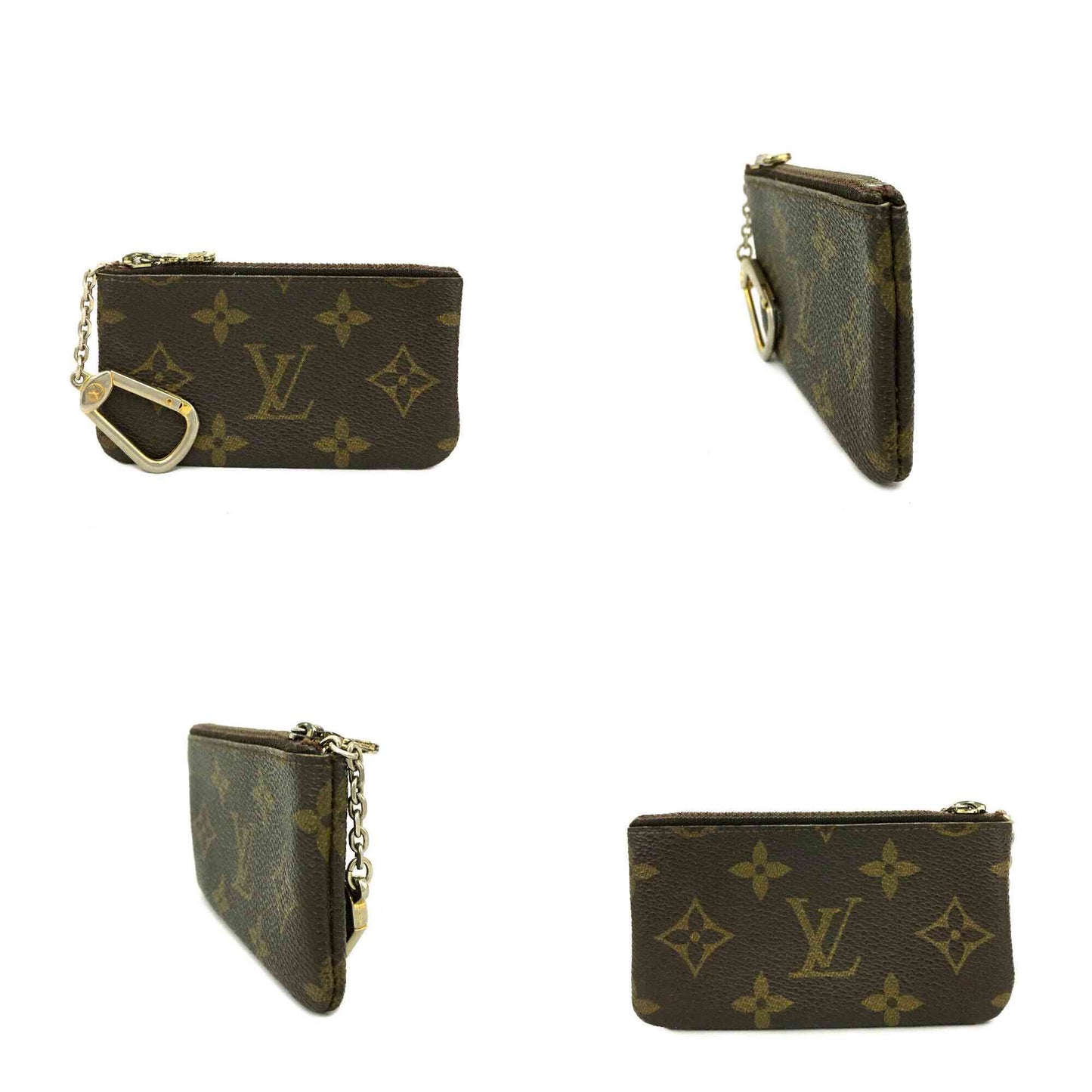 LOUIS VUITTON Monogram Key Pouch 883ET