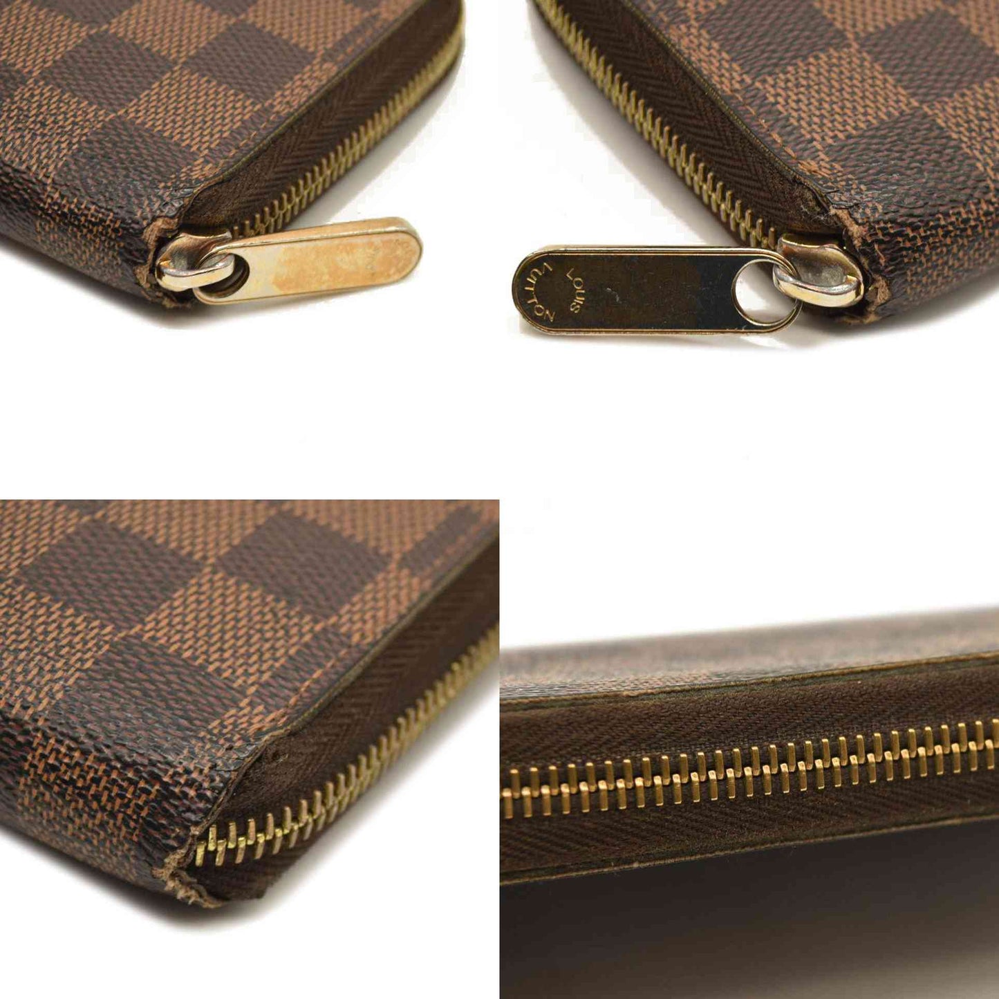 Louis Vuitton  Damier Ebene Zippy Wallet CA4089