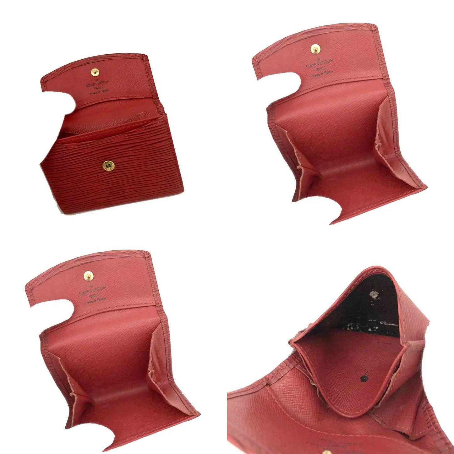 Louis Vuitton Epi Porte Mannaie Simple Leather Coin Purse Wallet CA0020