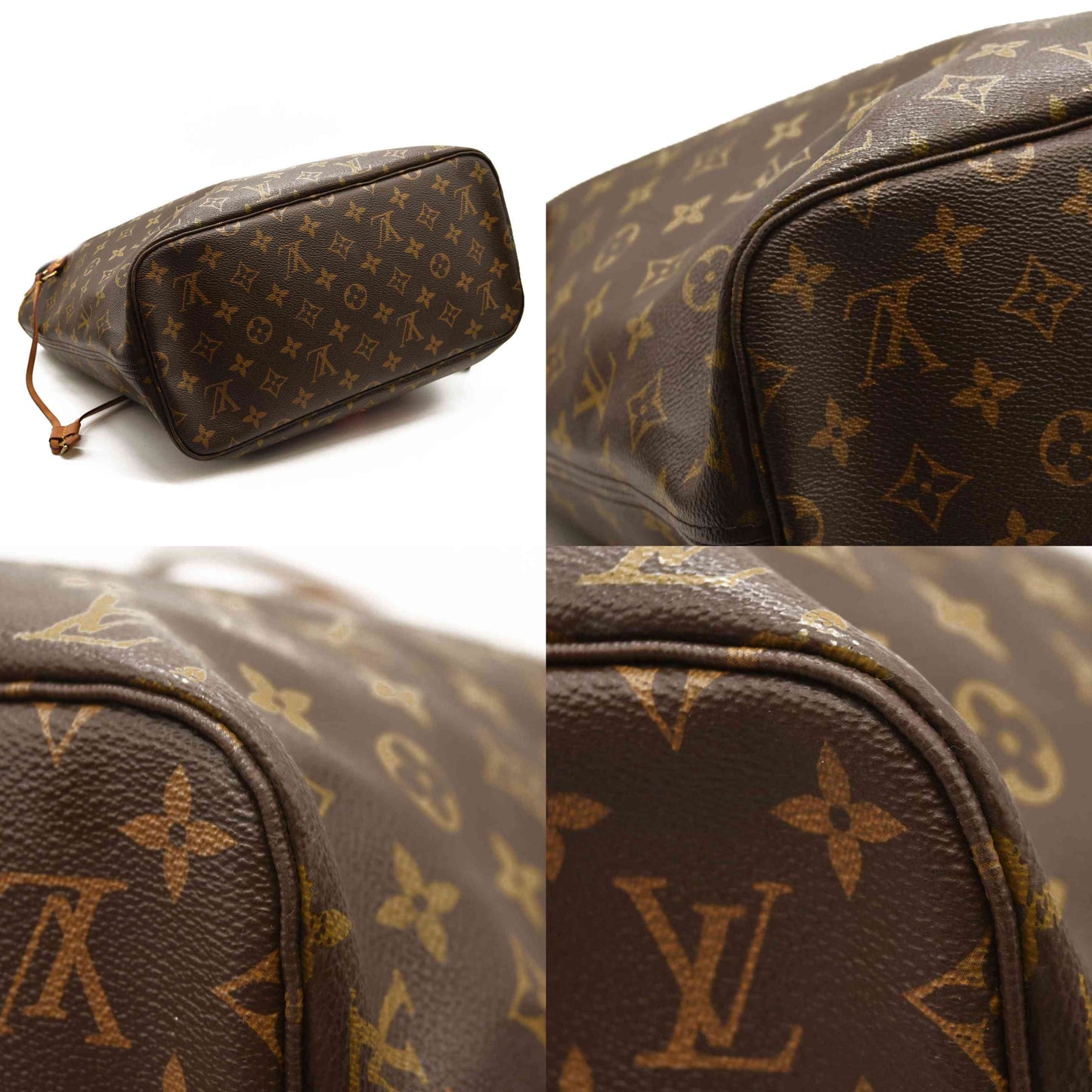 LOUIS VUITTON Monogram V Neverfull MM Grenade