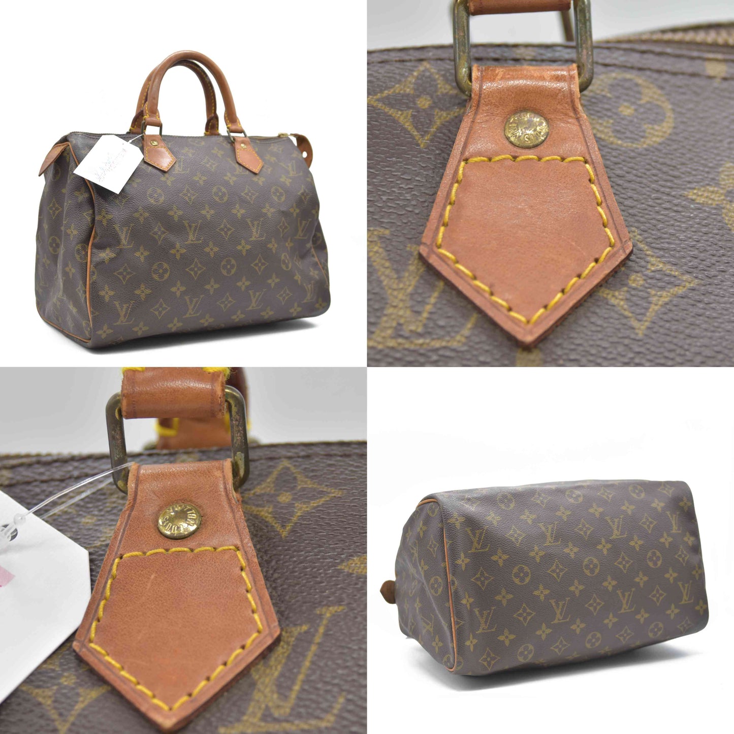 Louis Vuitton LV Hand Bag Speedy 30 Brown Monogram  VI871