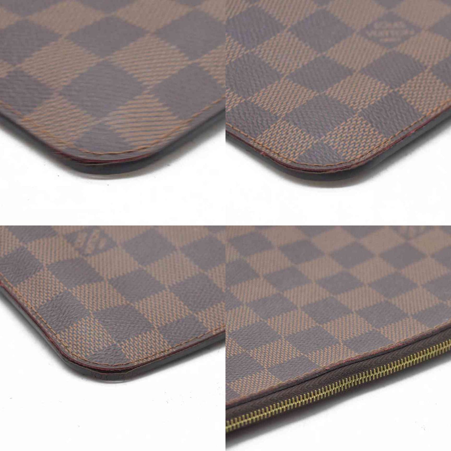 Louis Vuitton  Damier Ebene Neverfull MM GM Pochette (no strap)