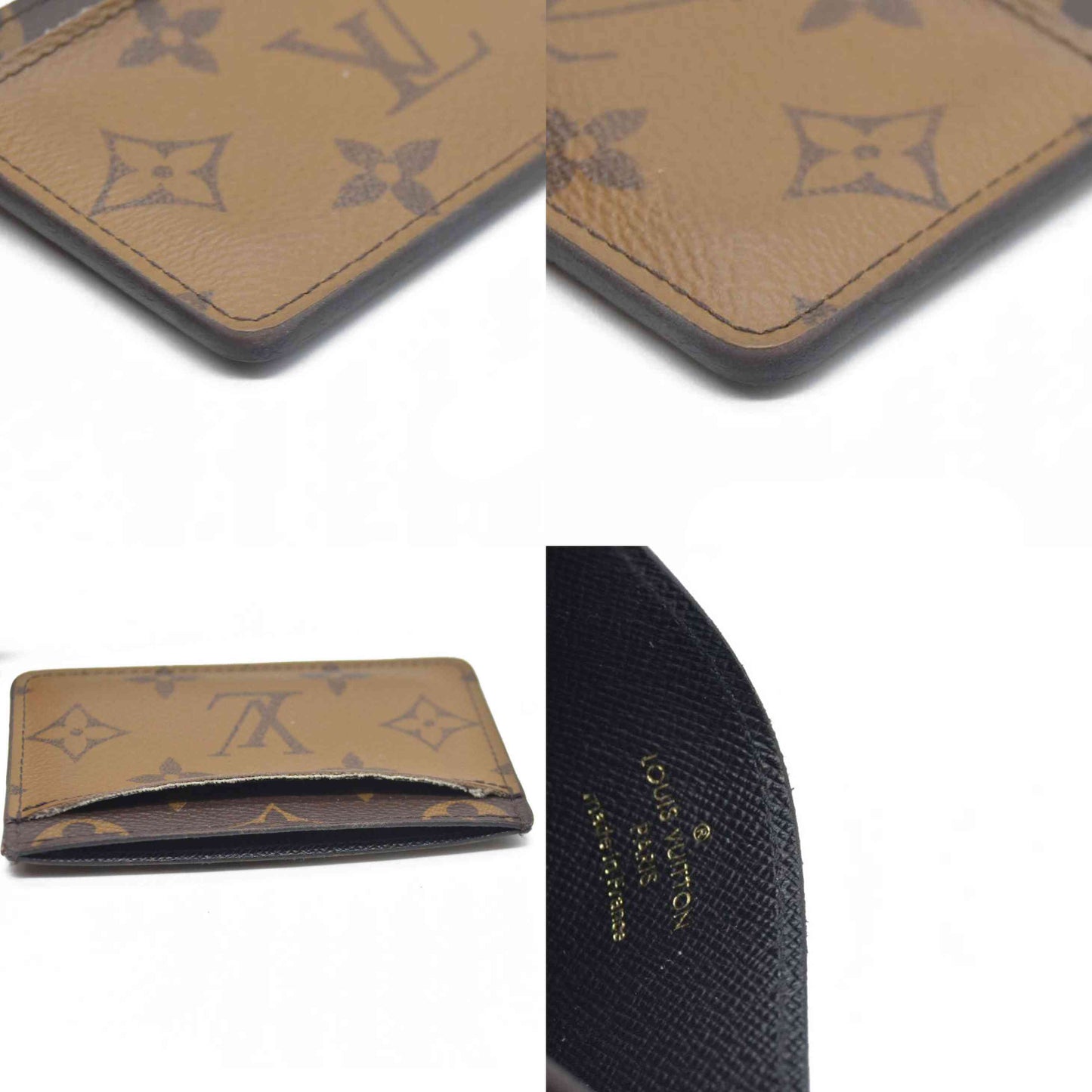 $285  Louis Vuitton  Reverse Monogram Card Holder