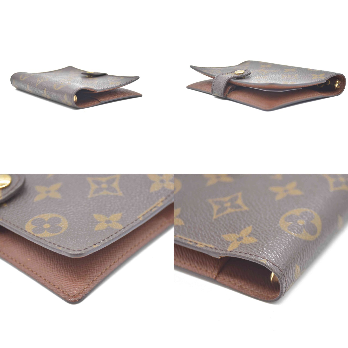 Louis Vuitton Monogram Agenda PM Notebook Cover Brown CA0071