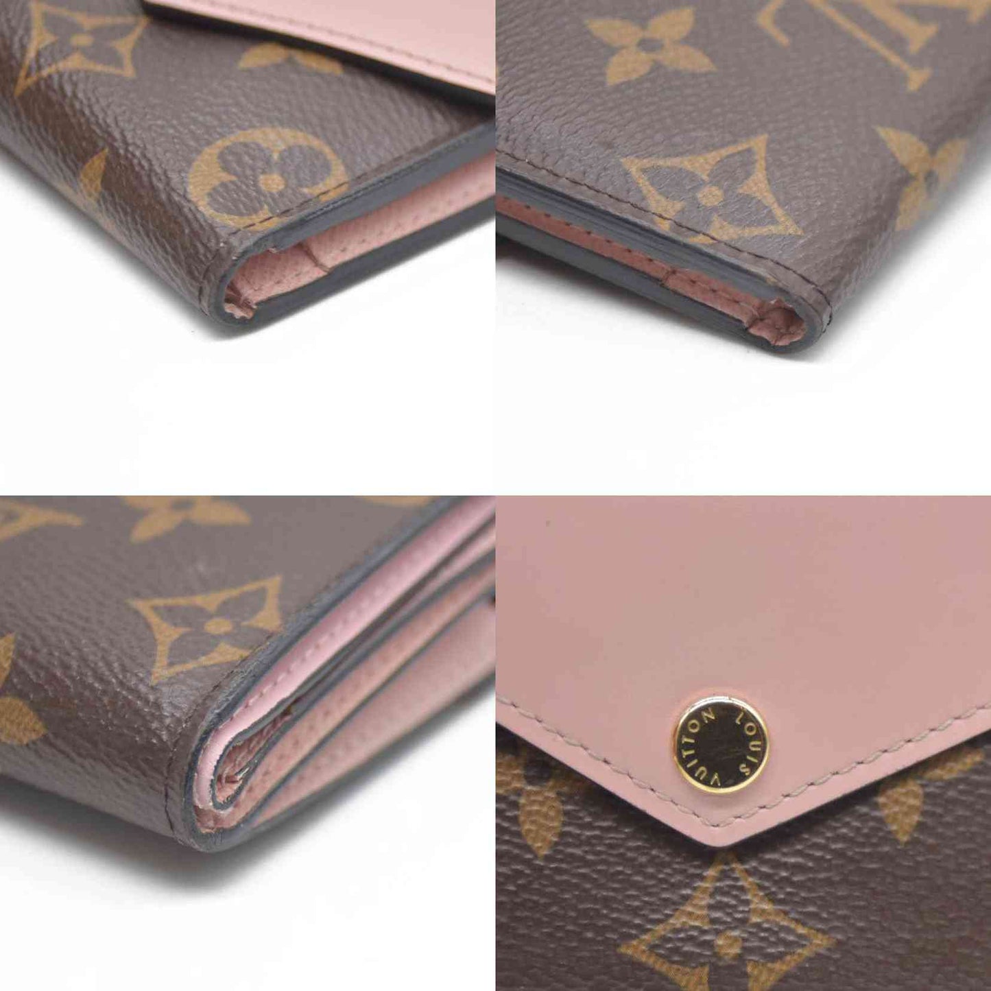 Louis Vuitton $605 Monogram Portefeuille Zoe Mini Trifold Wallet TS4708