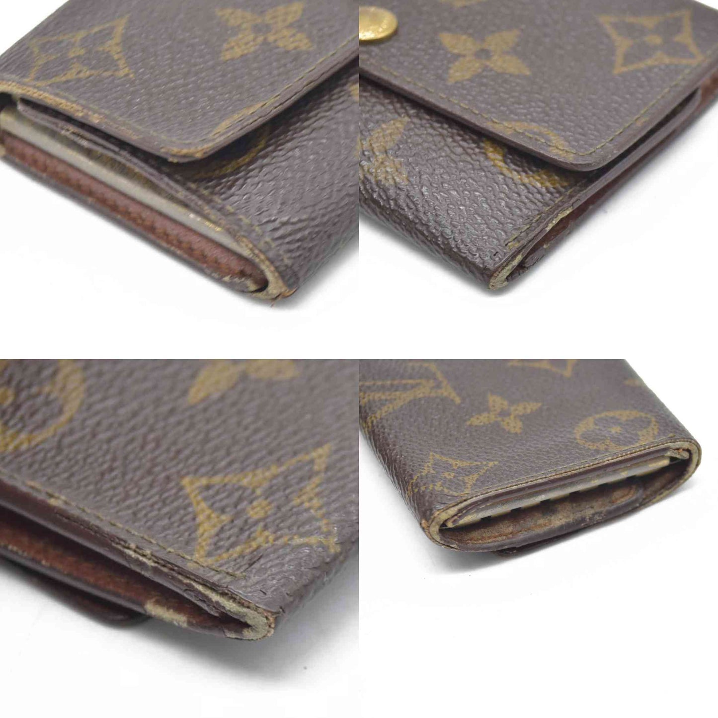$345 Louis Vuitton Monogram Multicles 6 Ring Key Case Brown FL1903