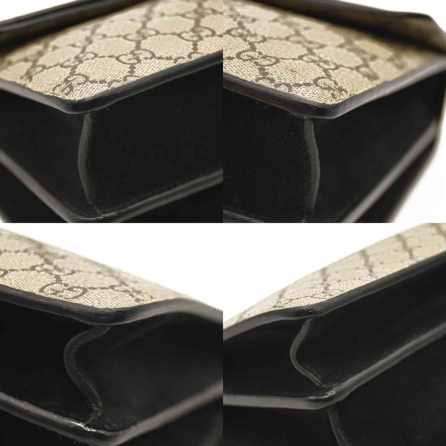 GUCCI  GG Supreme Monogram Small Dionysus Shoulder Bag Black