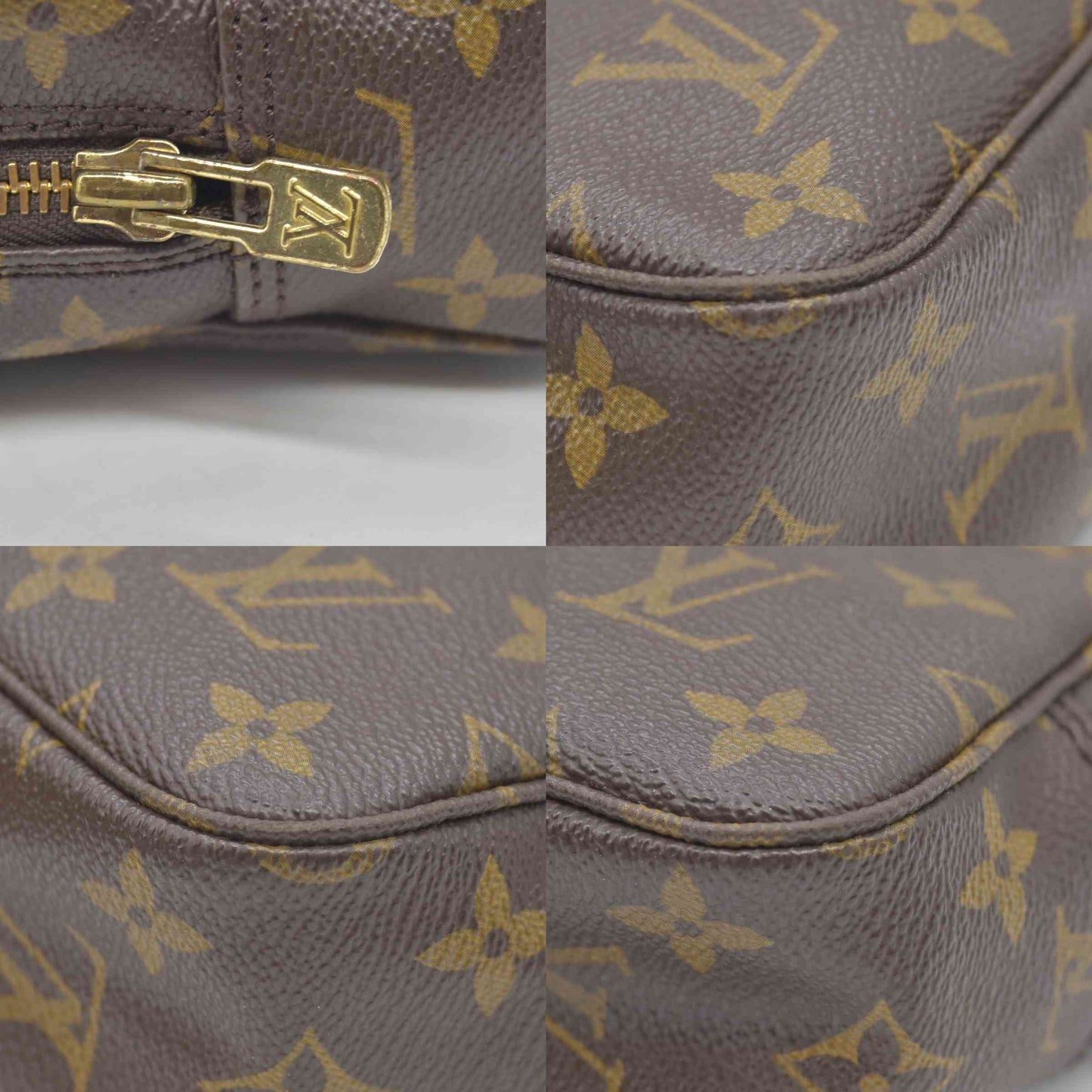 $600 Louis Vuitton Monogram Trousse Toilette 23 Clutch Pouch Bag 884TH