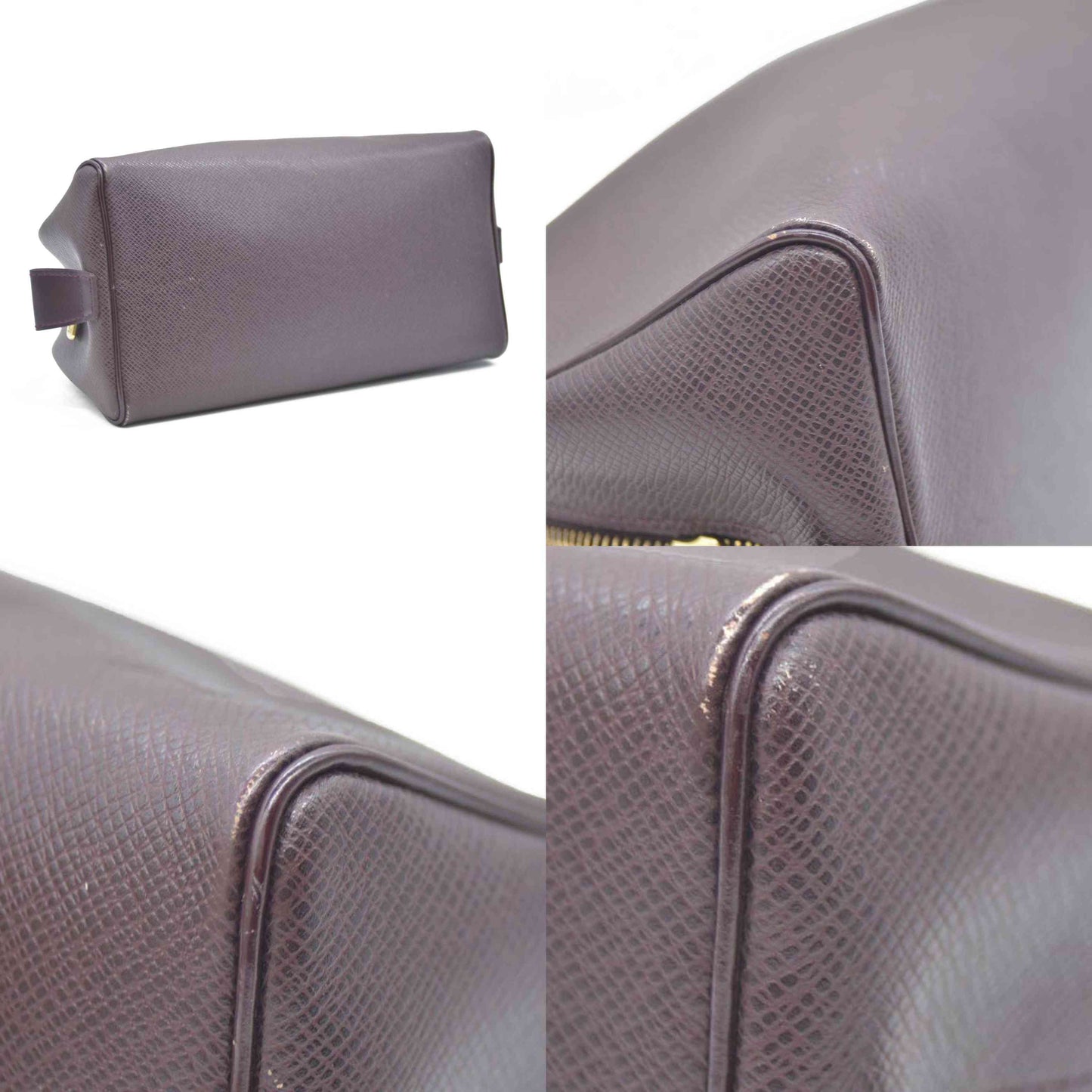 Louis Vuitton  Taiga Trousse Toilette PM Acajou