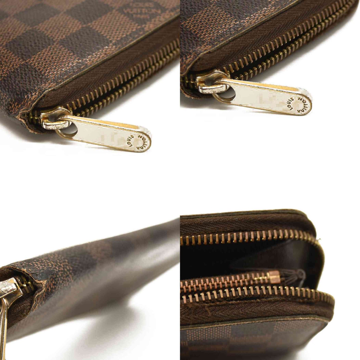 Louis Vuitton  Damier Ebene Zippy Wallet CA4049