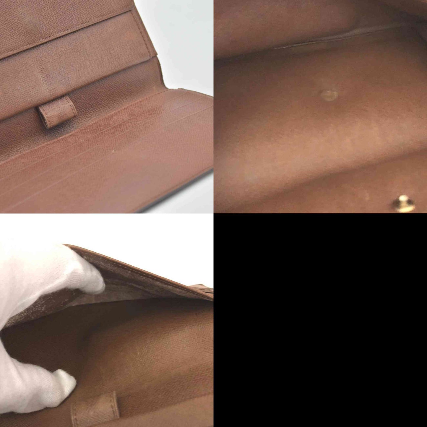 $720 1992 Louis Vuitton Monogram Porte Tresor International Long Wallet MI1902