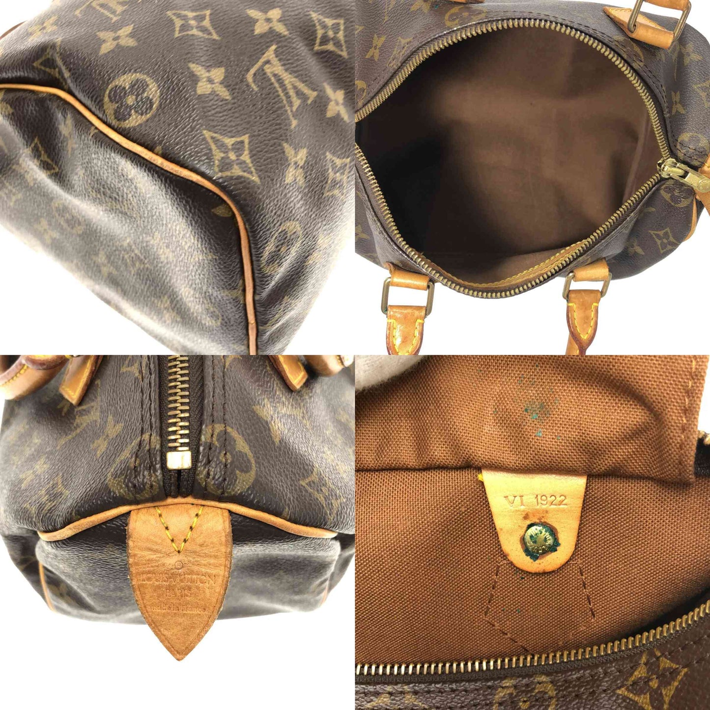 LOUIS VUITTON Monogram Speedy 25 VI1922