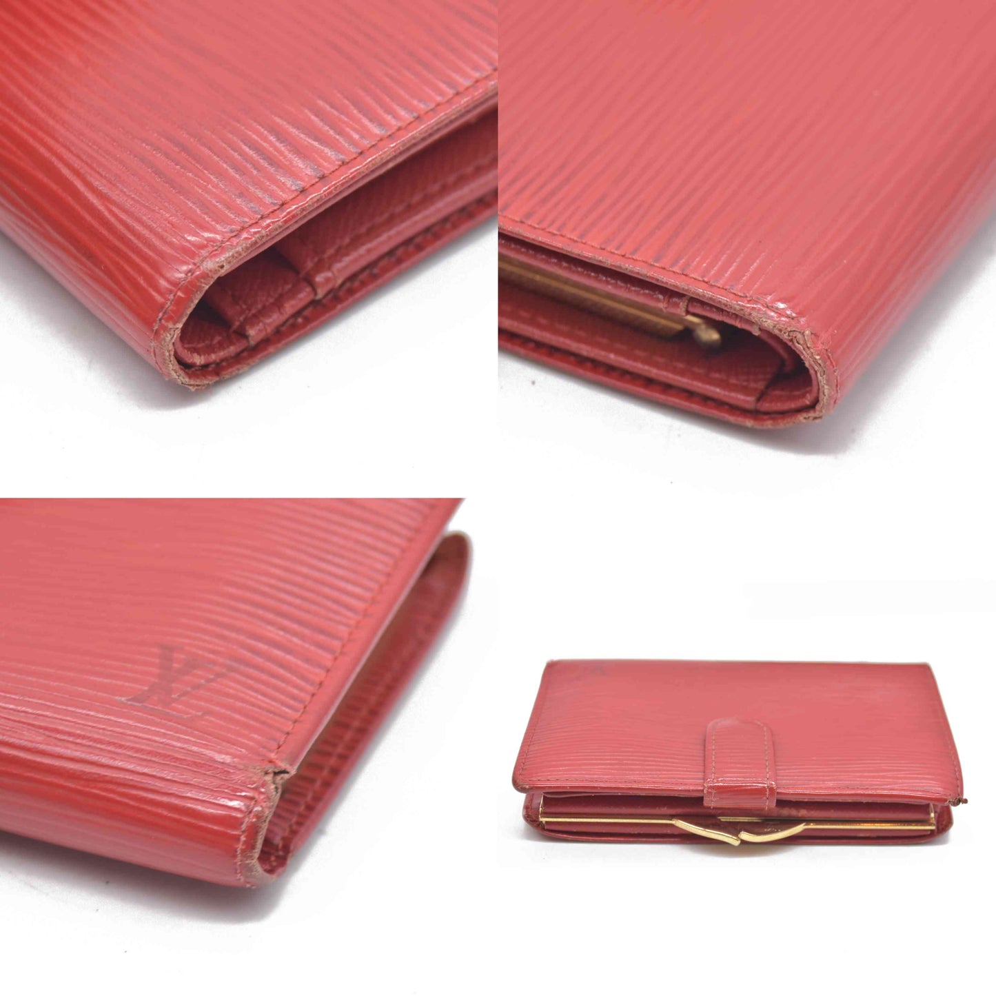 LOUIS VUITTON Epi Porte Monnaie Billets Viennois Wallet MI0997