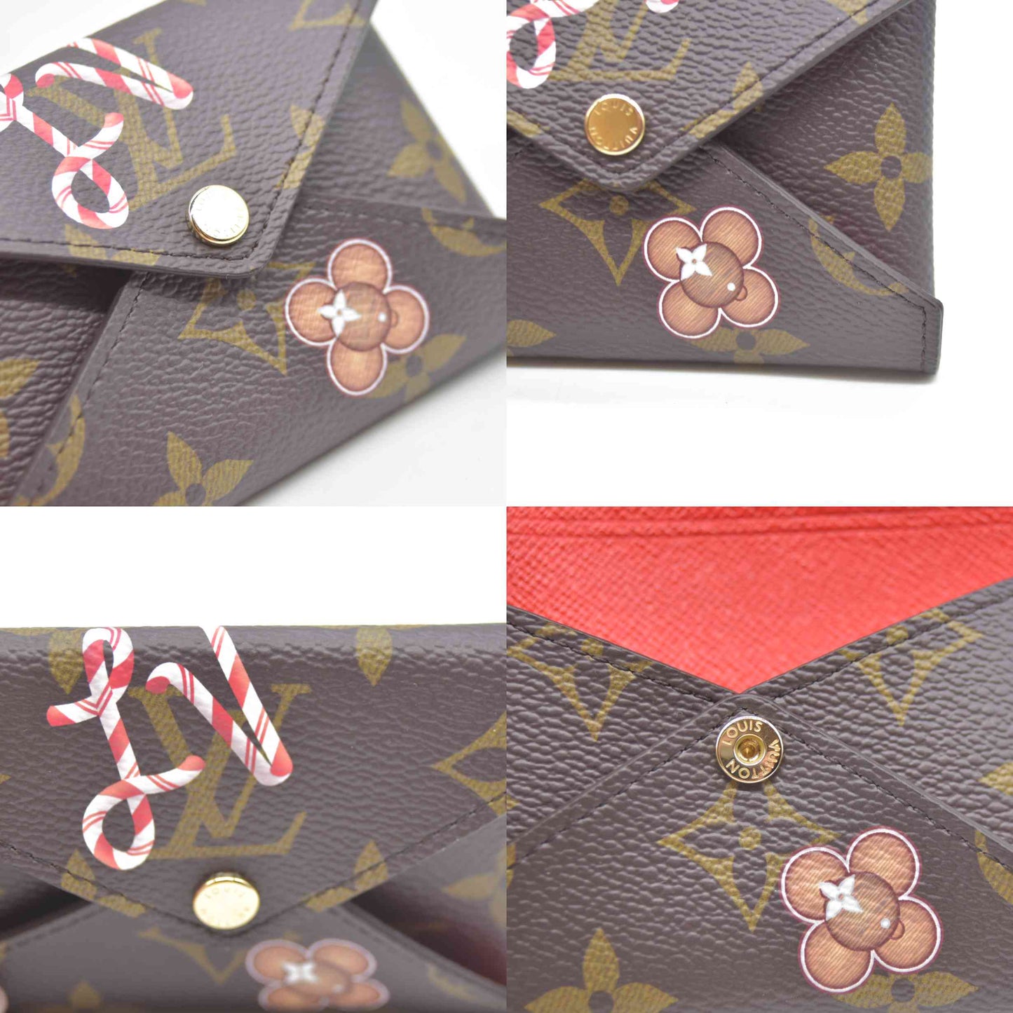 Louis Vuitton Monogram Candy Factory Small Kirigami Pochette Insert Candy Red